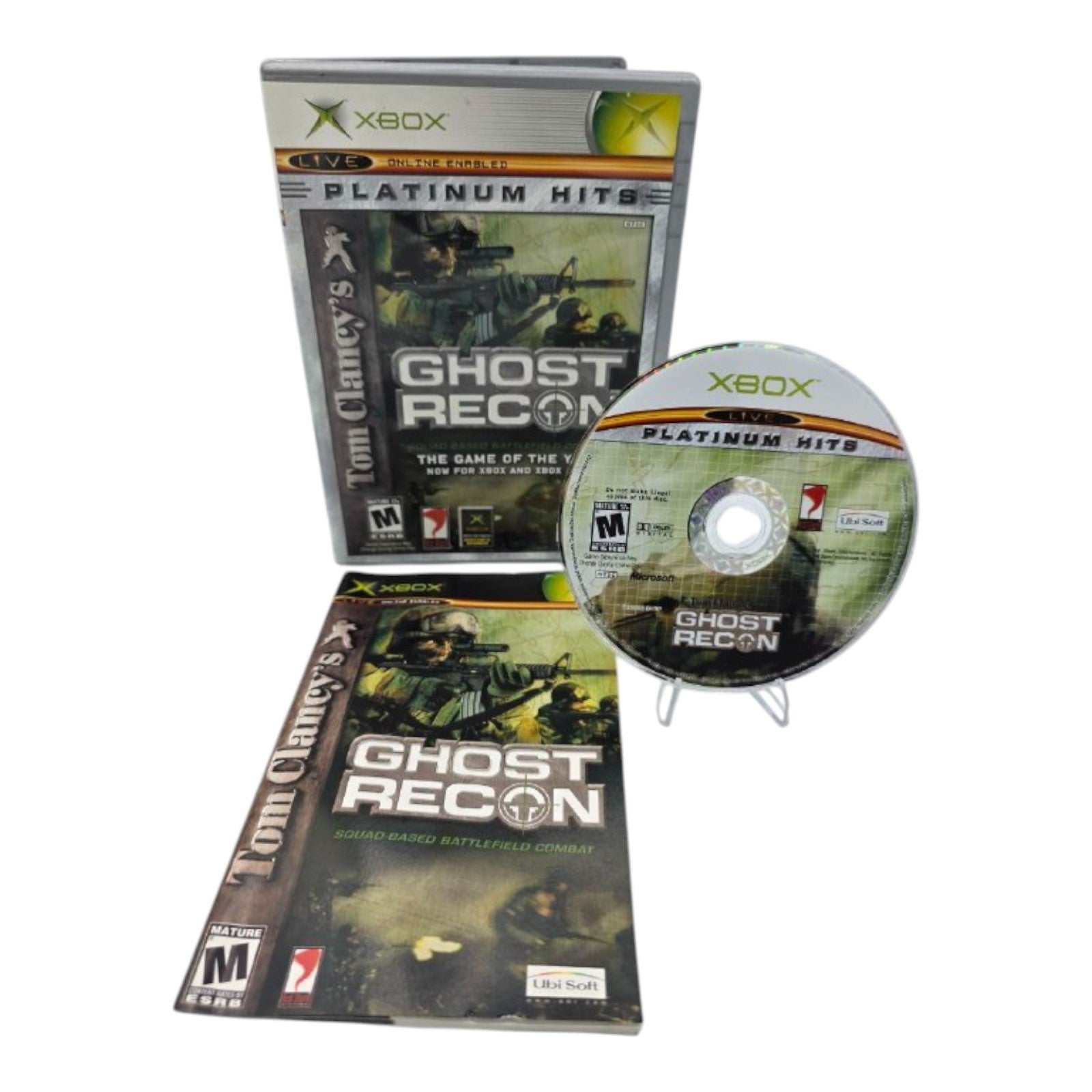 Tom Clancys Ghost Recon Platinum Hits Xbox 2001 Complete Tested