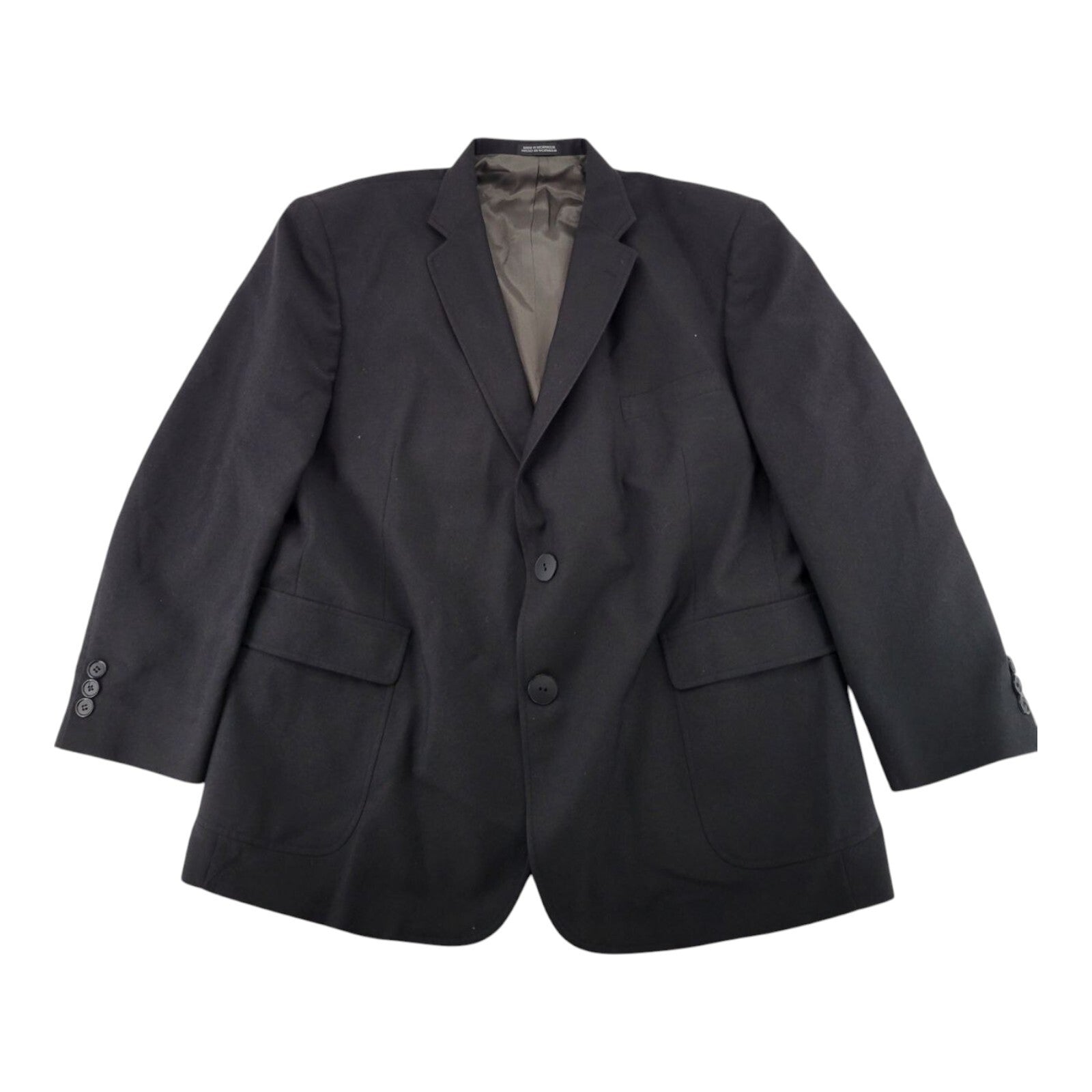 David Taylor Mens Classic Black 2 Button Jacket Blazer