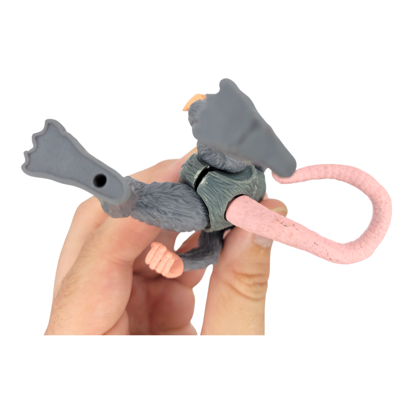 1999 Teenage Mutant Ninja Turtles TMNT Movie Gray Splinter Action Figure