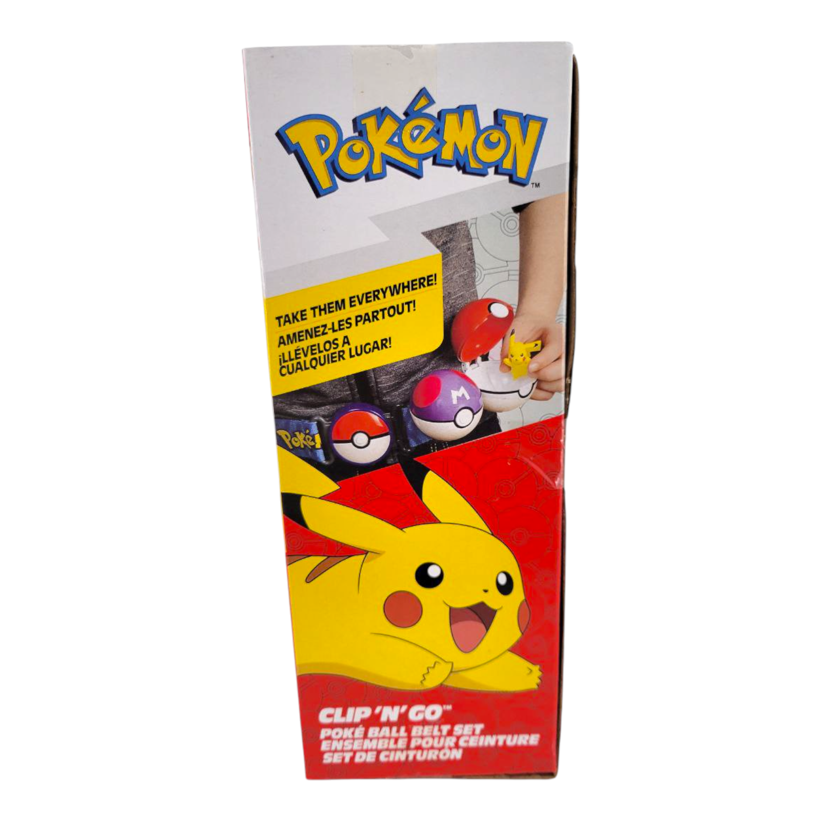 Pokemon Clip N Go Poke Ball Belt and 2" Piplup Battle Action Figure Set