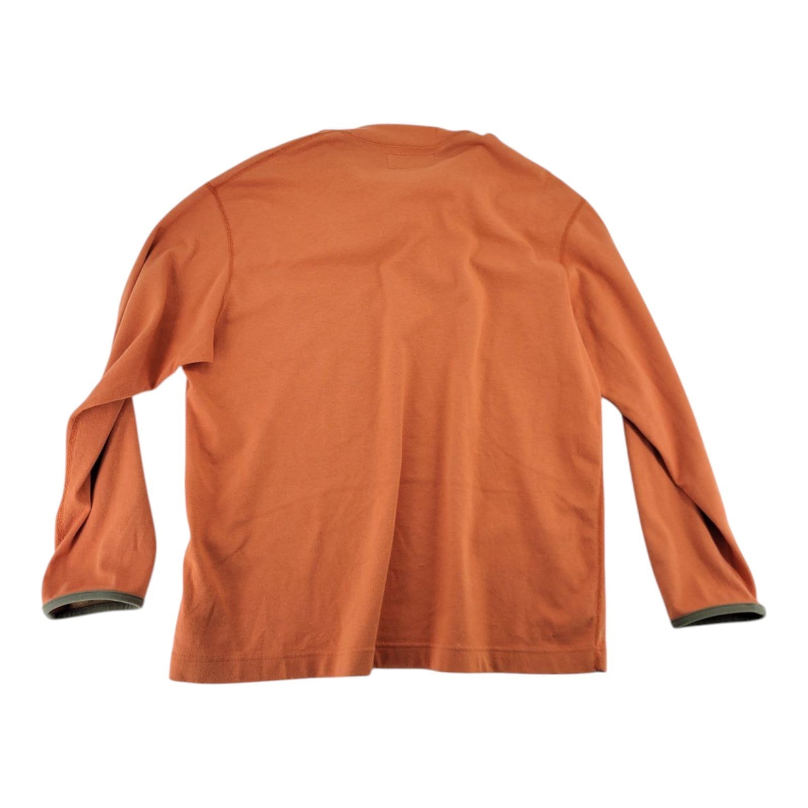 Polo Sport Ralph Lauren Mens Orange Quarter Zip Mock Neck Pullover Shirt Size L