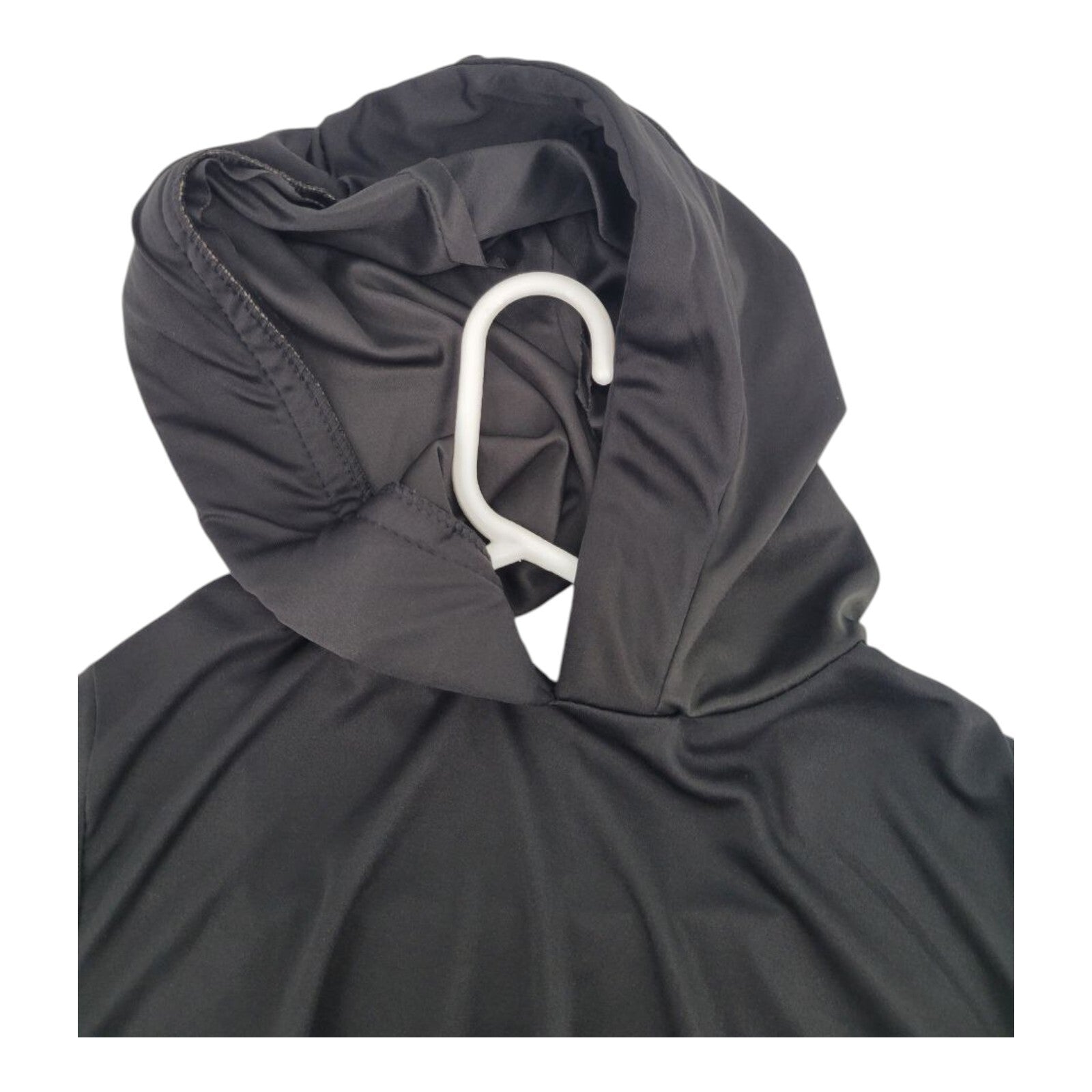 Fun World Black Grim Reaper Hooded Halloween Costume Size 8-10