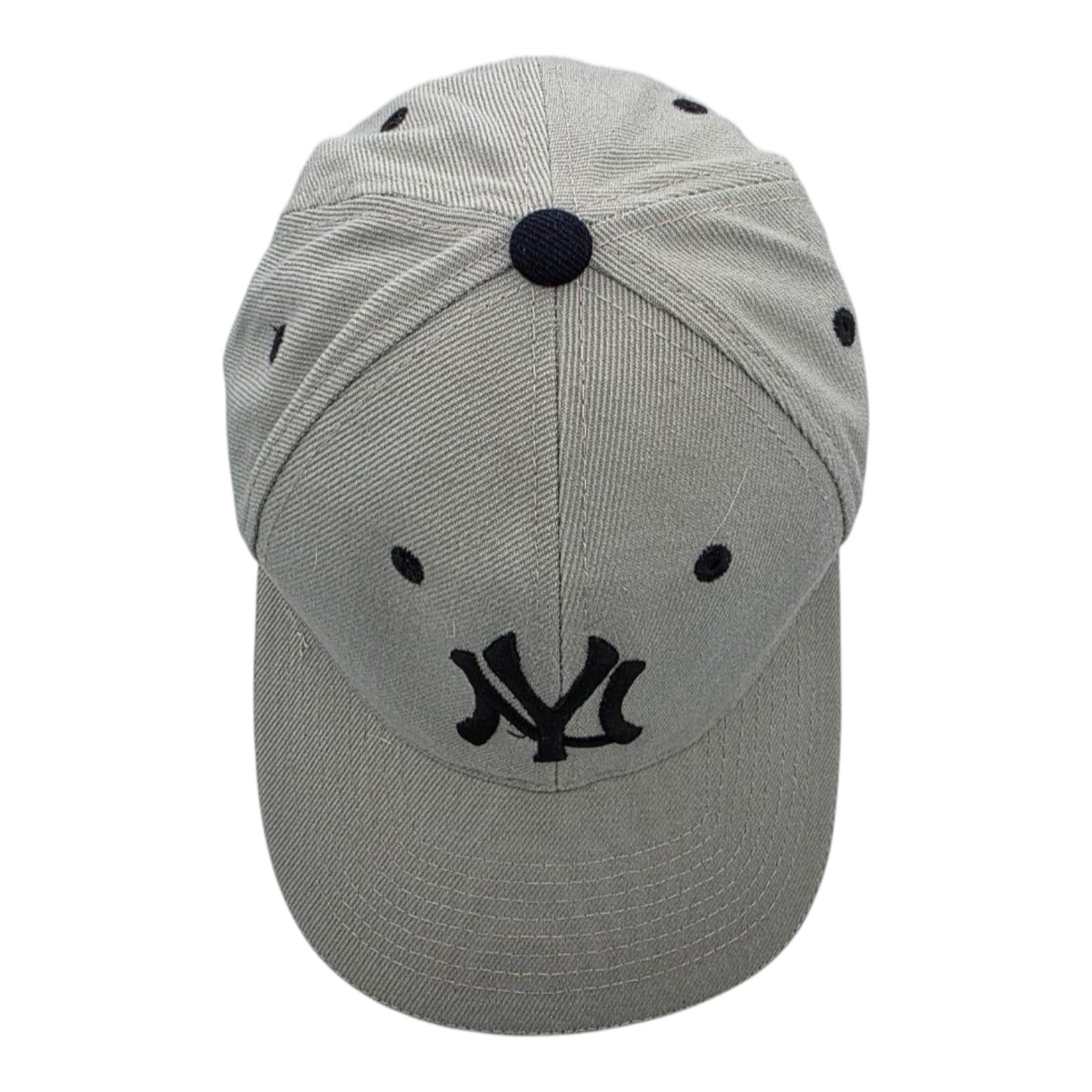 New York Yankees Gray Adjustable Baseball Cap One Size