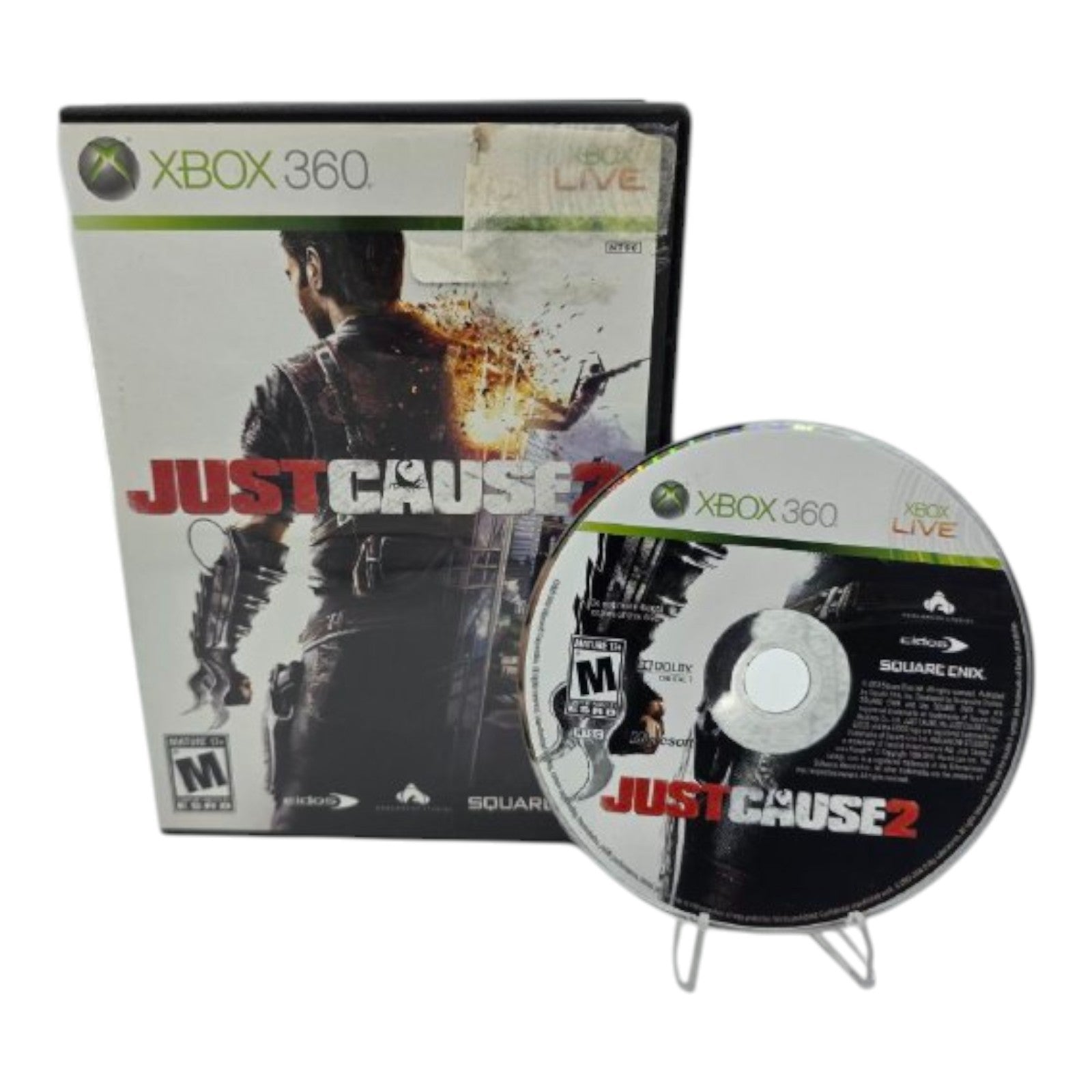 Just Cause 2 Xbox 360 Complete 2010 Square Enix No Manual