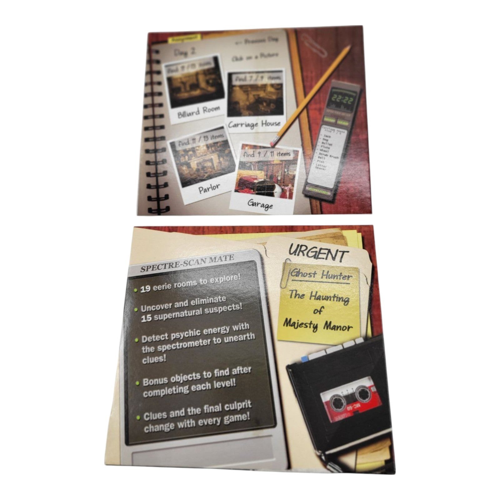 GHOST Hunters The Haunting of Majesty Manor PC Game 2007 - Disk Only