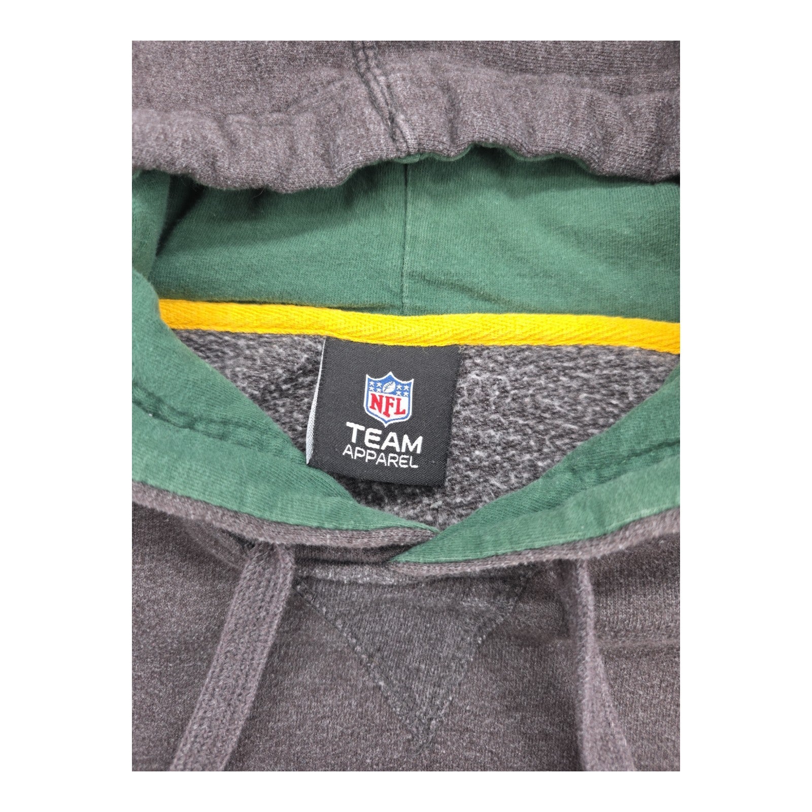 NFL Team Apparel Green Bay Packers Hoodie Men’s L Gray Green Pullover