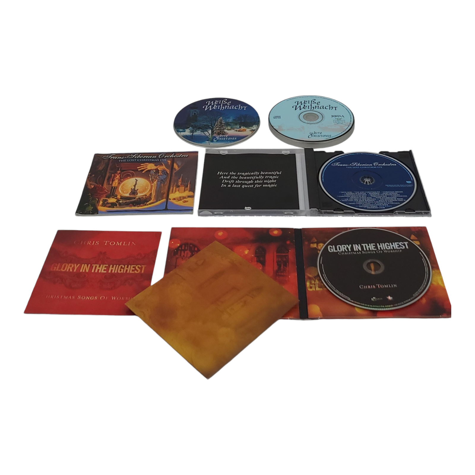 Chris Tomlin Trans Siberian Orchestra Weisse Weinacht German Christmas CD Bundle
