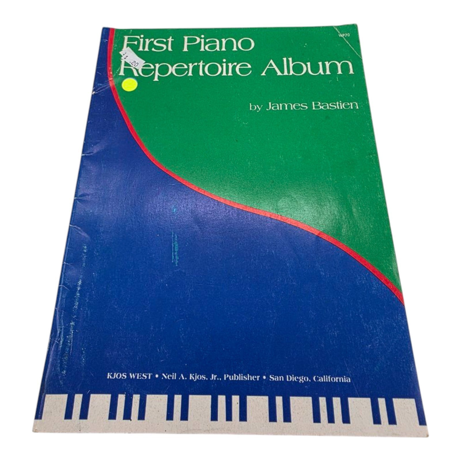 First Piano Repertoire Album Sheet Music by James Bastien 1981 Kjos Music