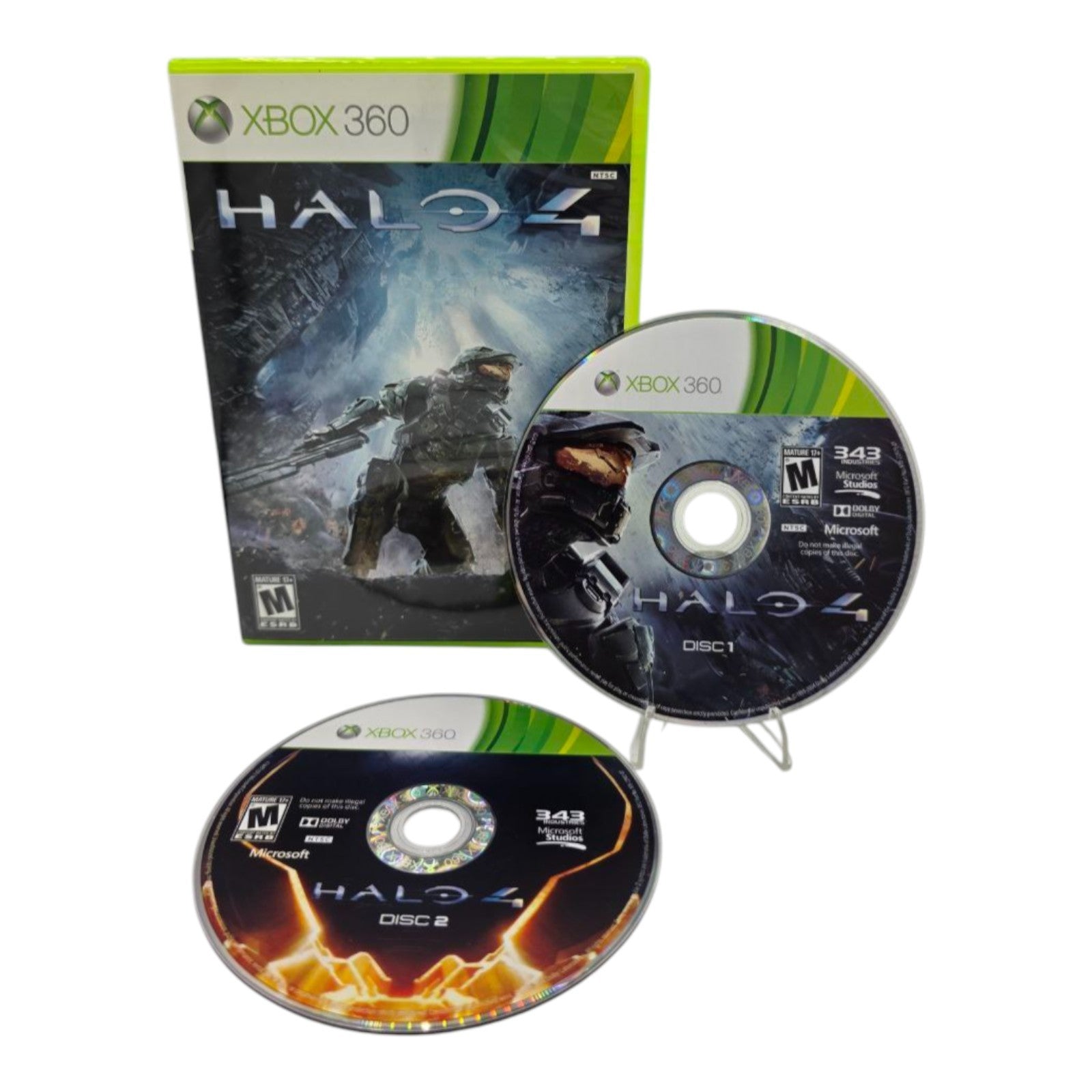 Microsoft Halo 4 Xbox 360 Complete Tested 2 Discs Set 2012 No Manual
