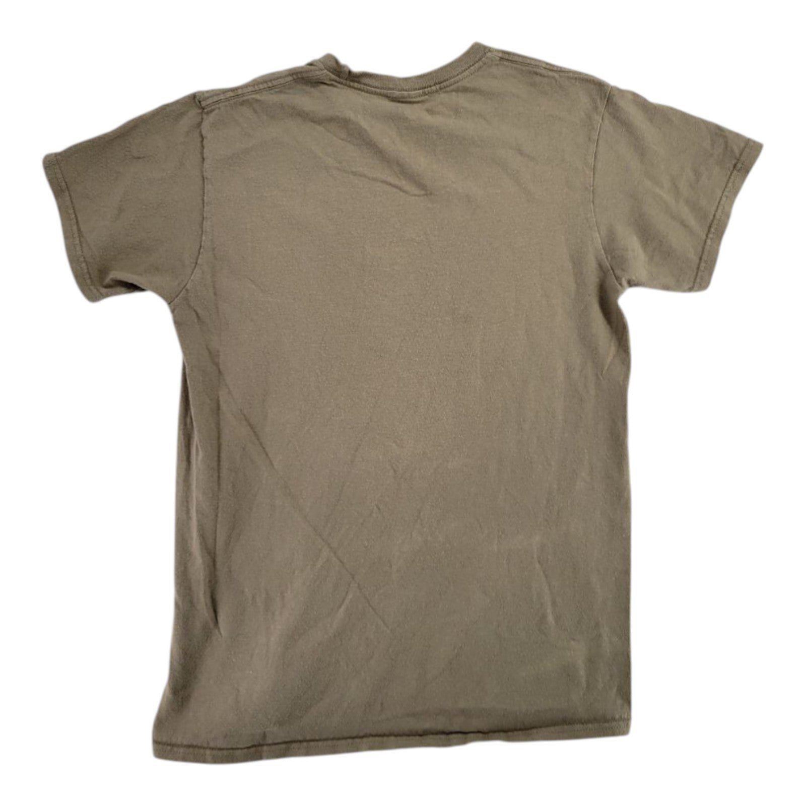 Popeye DJ Graphic T-Shirt Tan Vintage Look 100% Cotton Youth Size Small