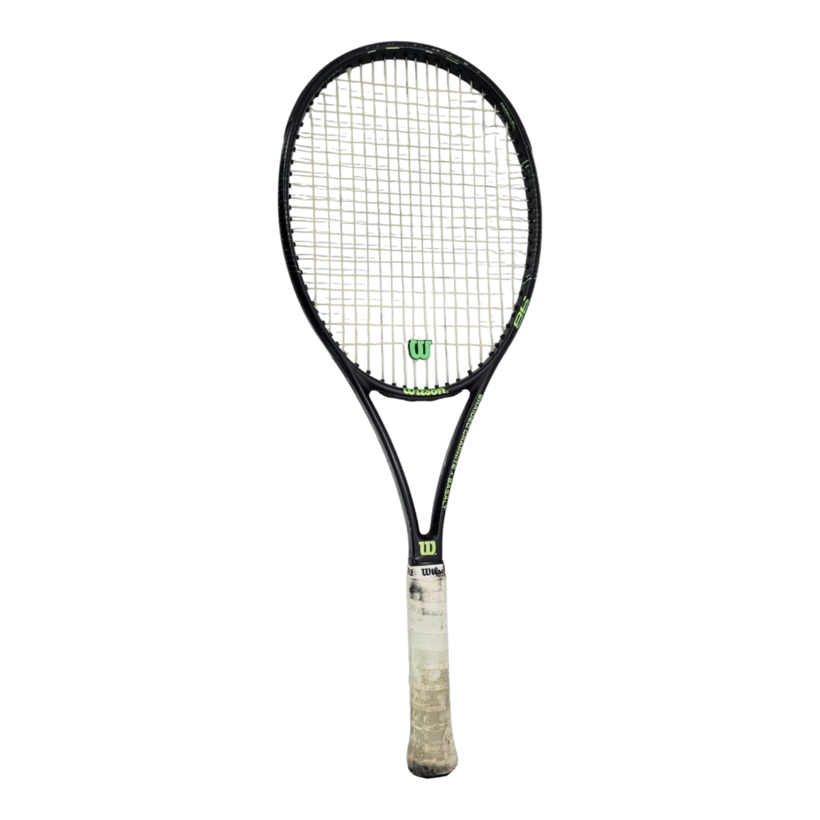 Wilson NXT Power Tennis Racquet Braided Graphite + Basalt Black Green 27" x 10"