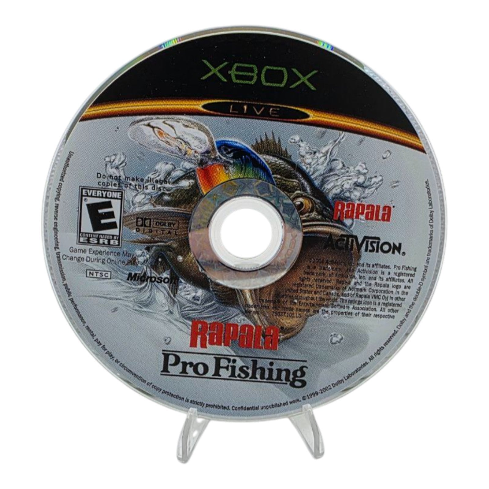 Rapala Pro Fishing Xbox 2004 Complete CIB Manual & Disc Included