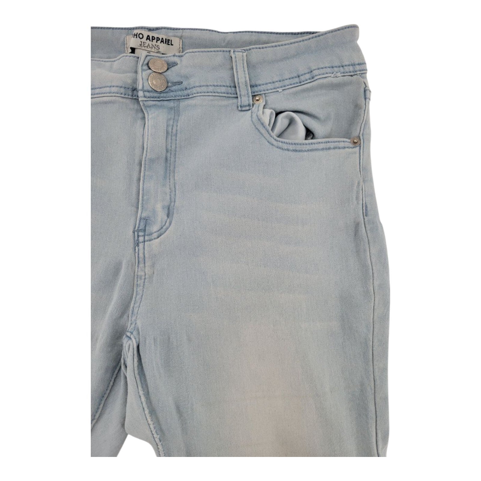 Soho Apparel Light Wash Skinny Jeans Womens Stretch Denim Size 15