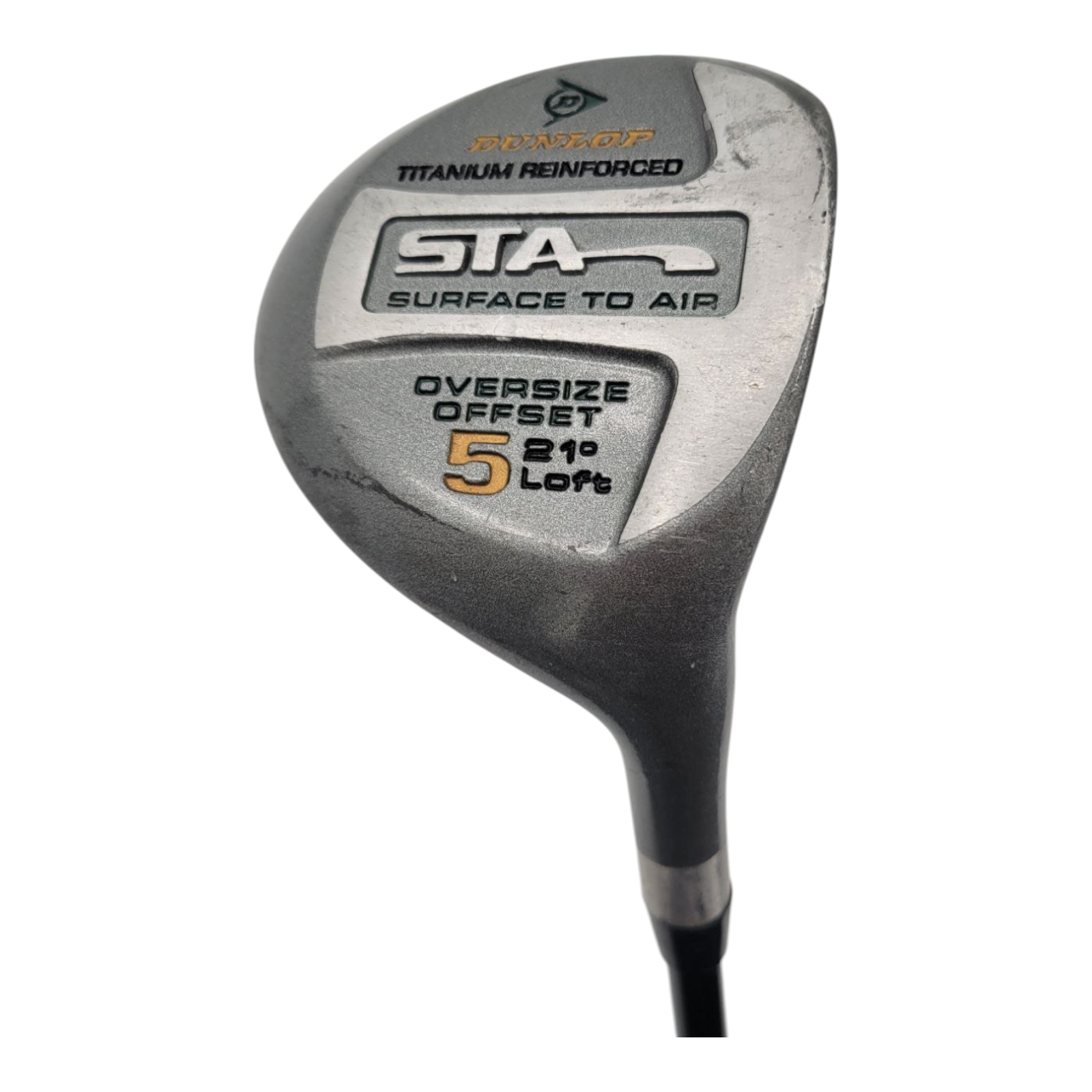 Dunlop Surface To Air Oversize 21° 5 Wood Mens RH Graphite Shaft Lamkin Grip 43"