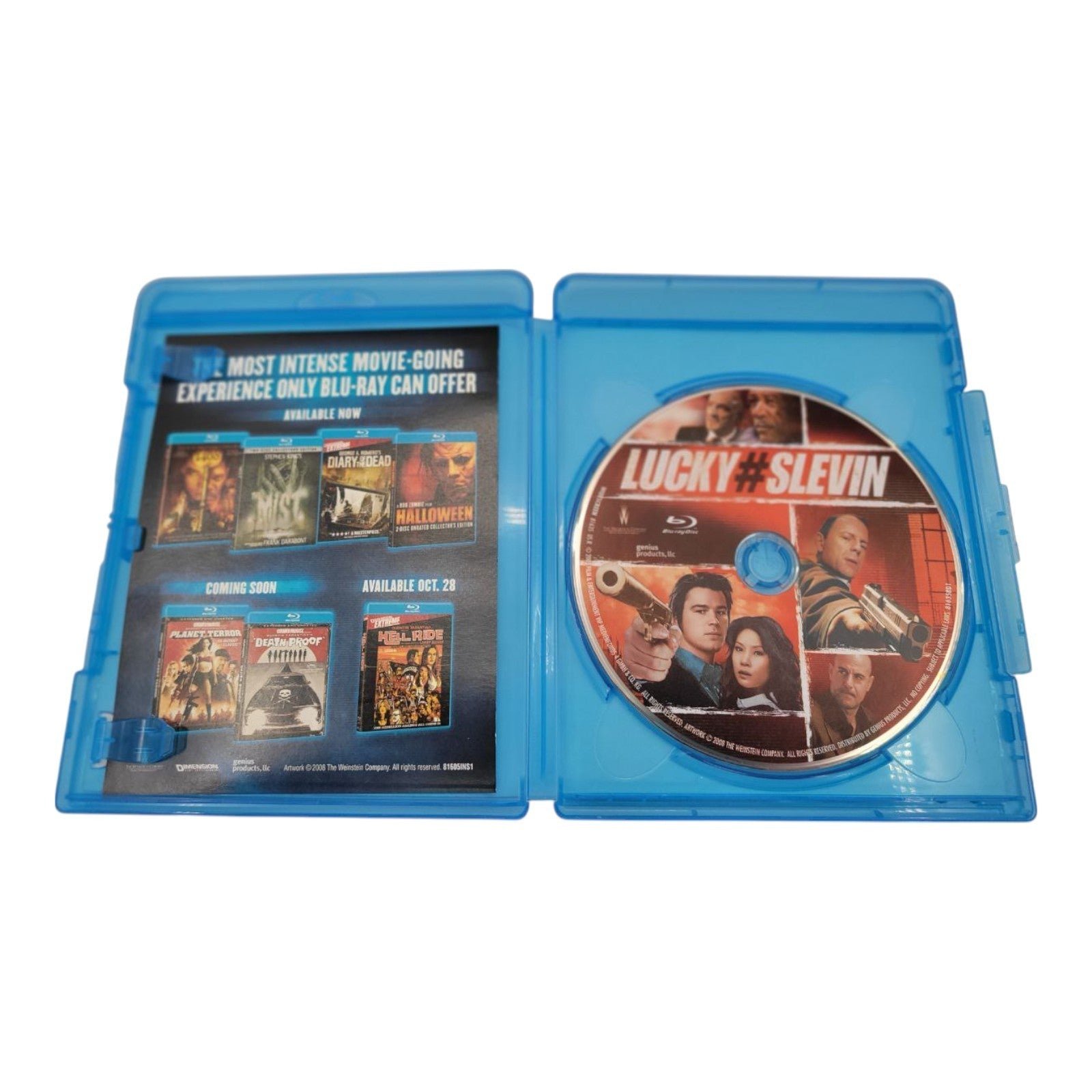 Lucky Slevin Tall Man XXX Blu-ray 3-Movie Bundle Action Thriller