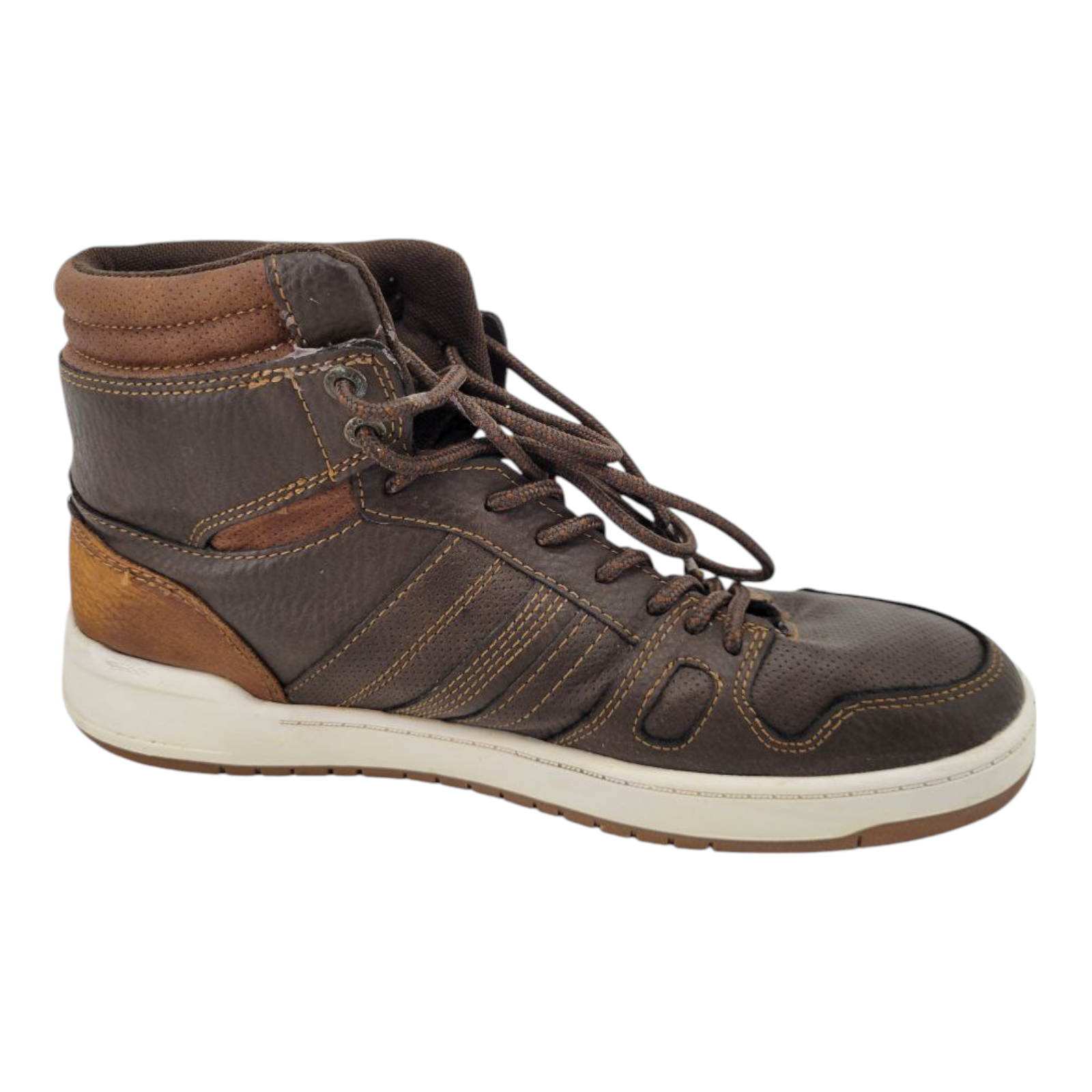 Levi Strauss & Co 51955509B Mens Brown High Top Sneakers Size 8