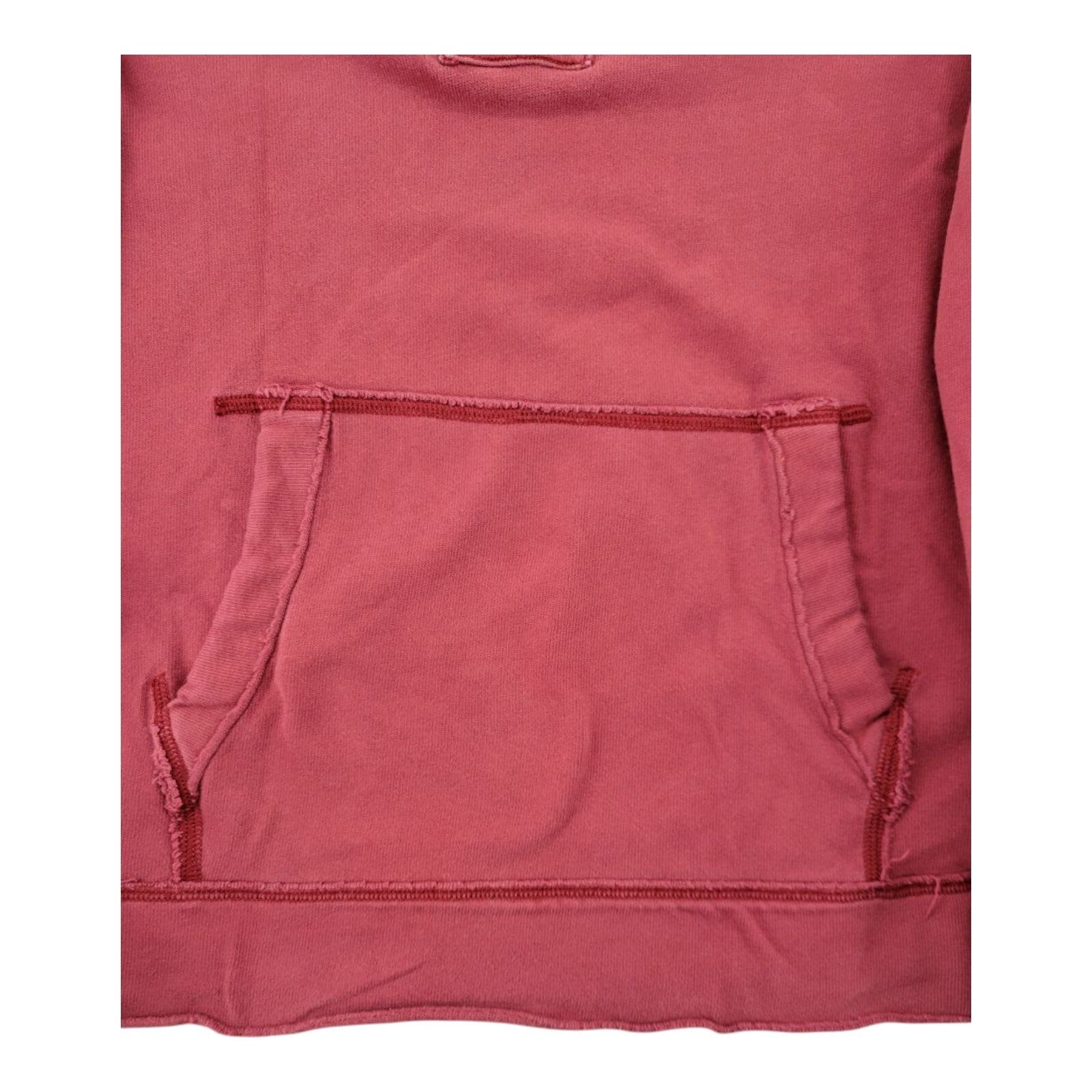 Hollister So Calif 1922 Hoodie Pullover Red Kangaroo Pocket Lined Hood Large