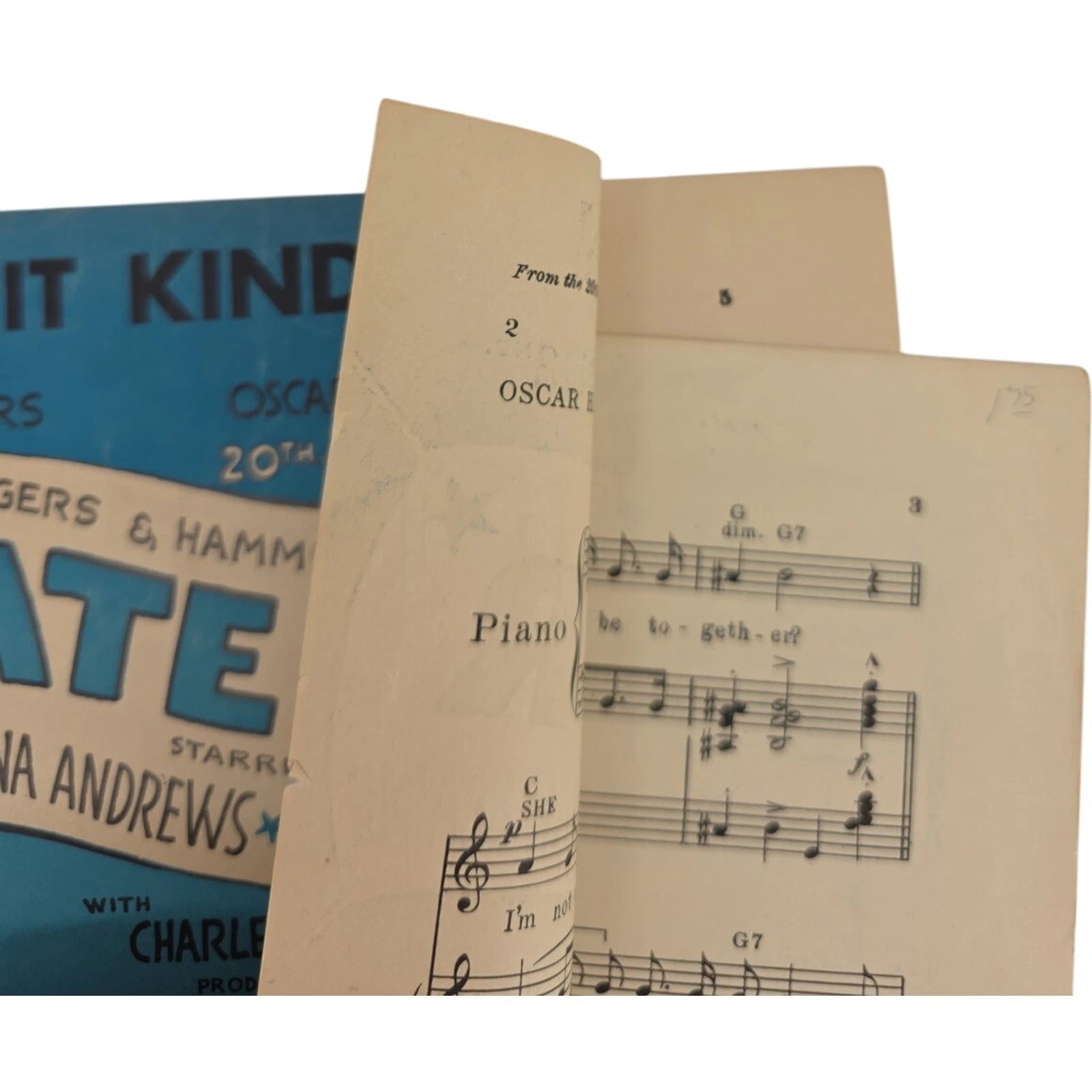 Isn’t It Kinda Fun 1945 Sheet Music from Rodgers & Hammerstein’s State Fair