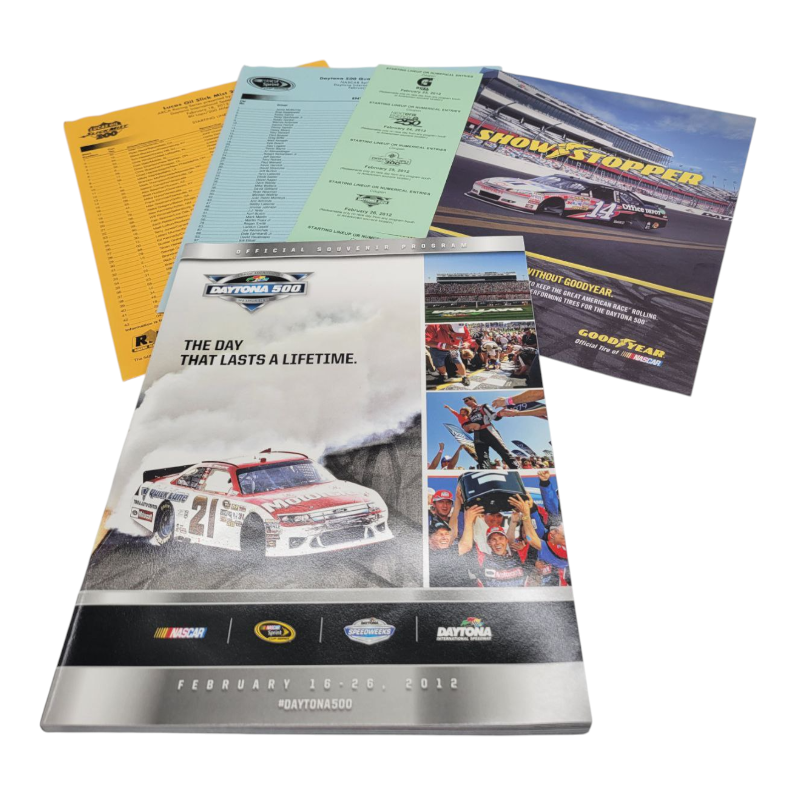 NASCAR 2012 Daytona 500 Official Souvenir Program 54th February 16-26, 2012