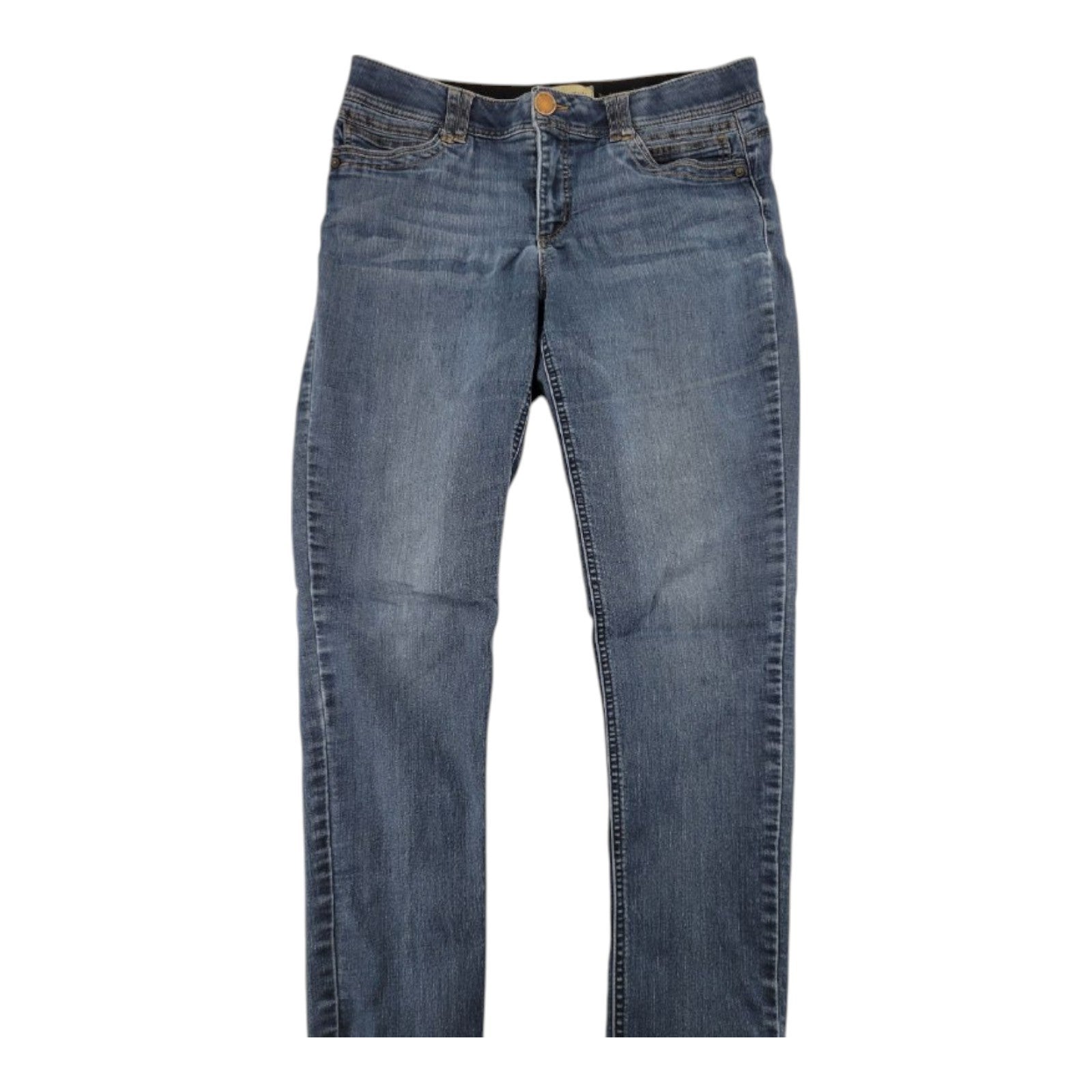 Democracy Women's Ab Tech Skinny Jeans Size 12 Blue Stretch Denim