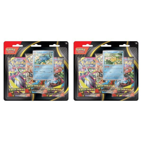Pokémon TCG Mega Evolution 1 3 Booster Blister Pack - One at Random