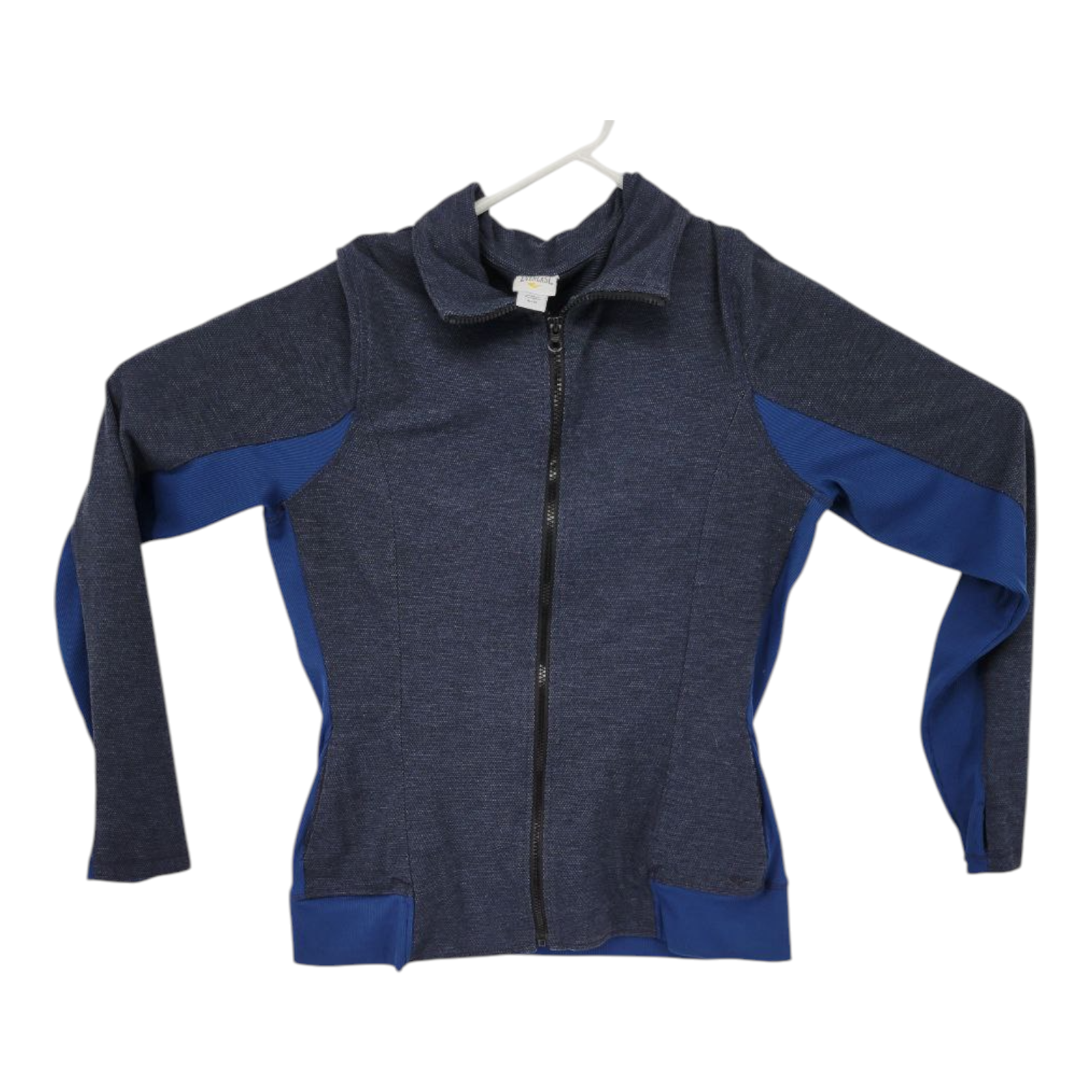 Everlast Full Zip Athletic Jacket Blue Gray Womens Size XL