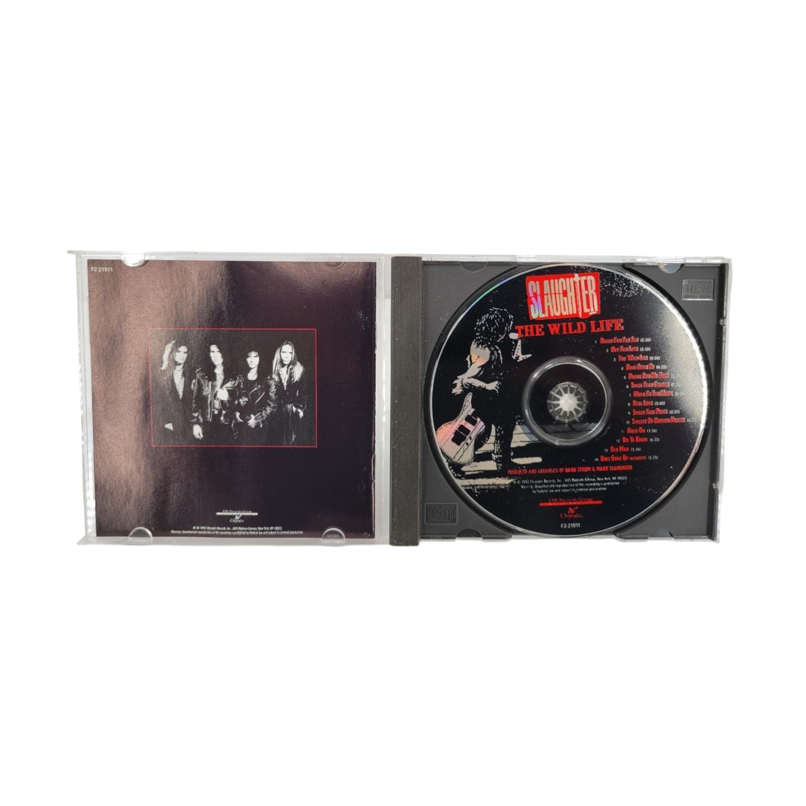 Slaughter The Wild Life Music CD Album Hard Rock Glam Metal