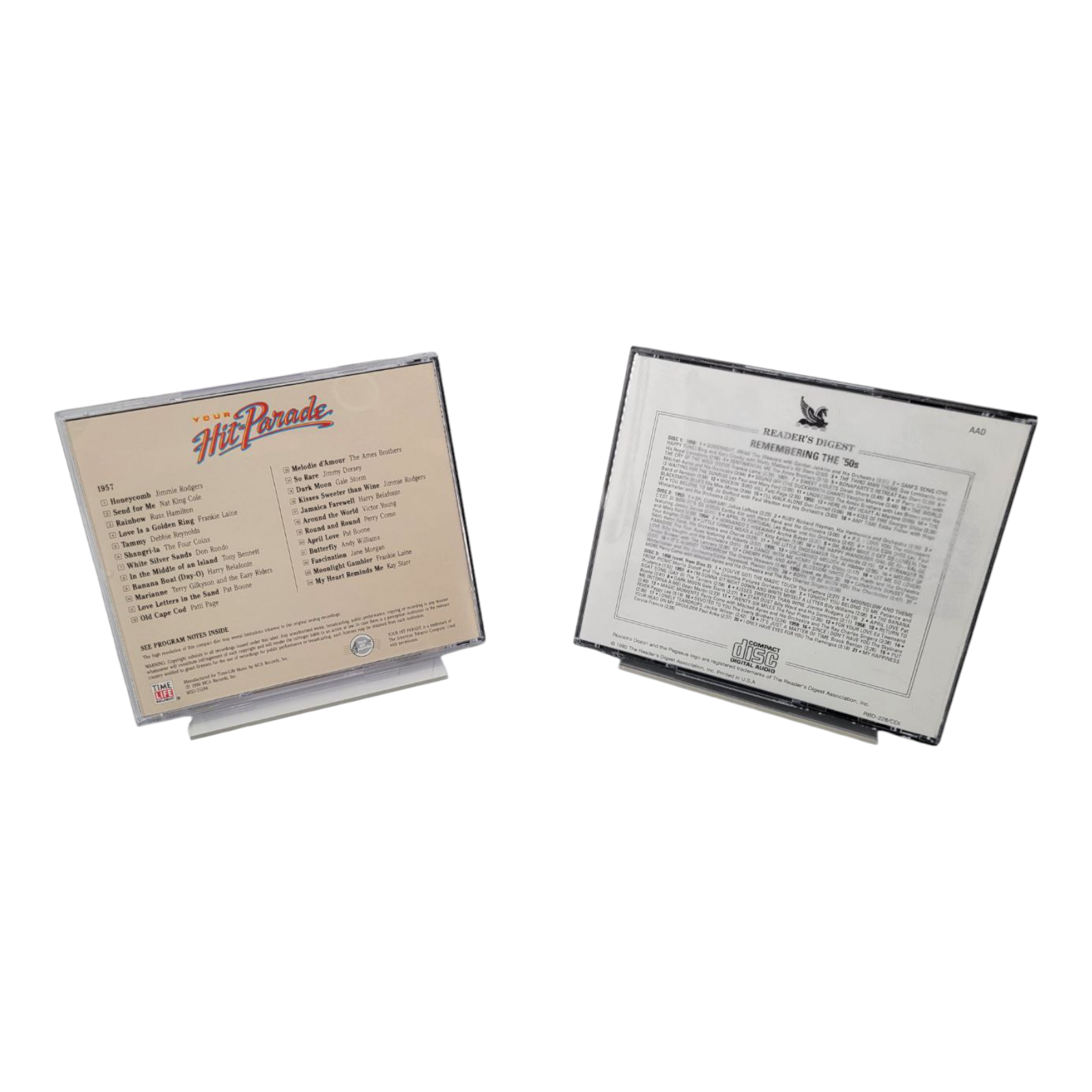 Readers Digest Remembering the 50s and 1957 Your Hit Parade 4 CD Bundle