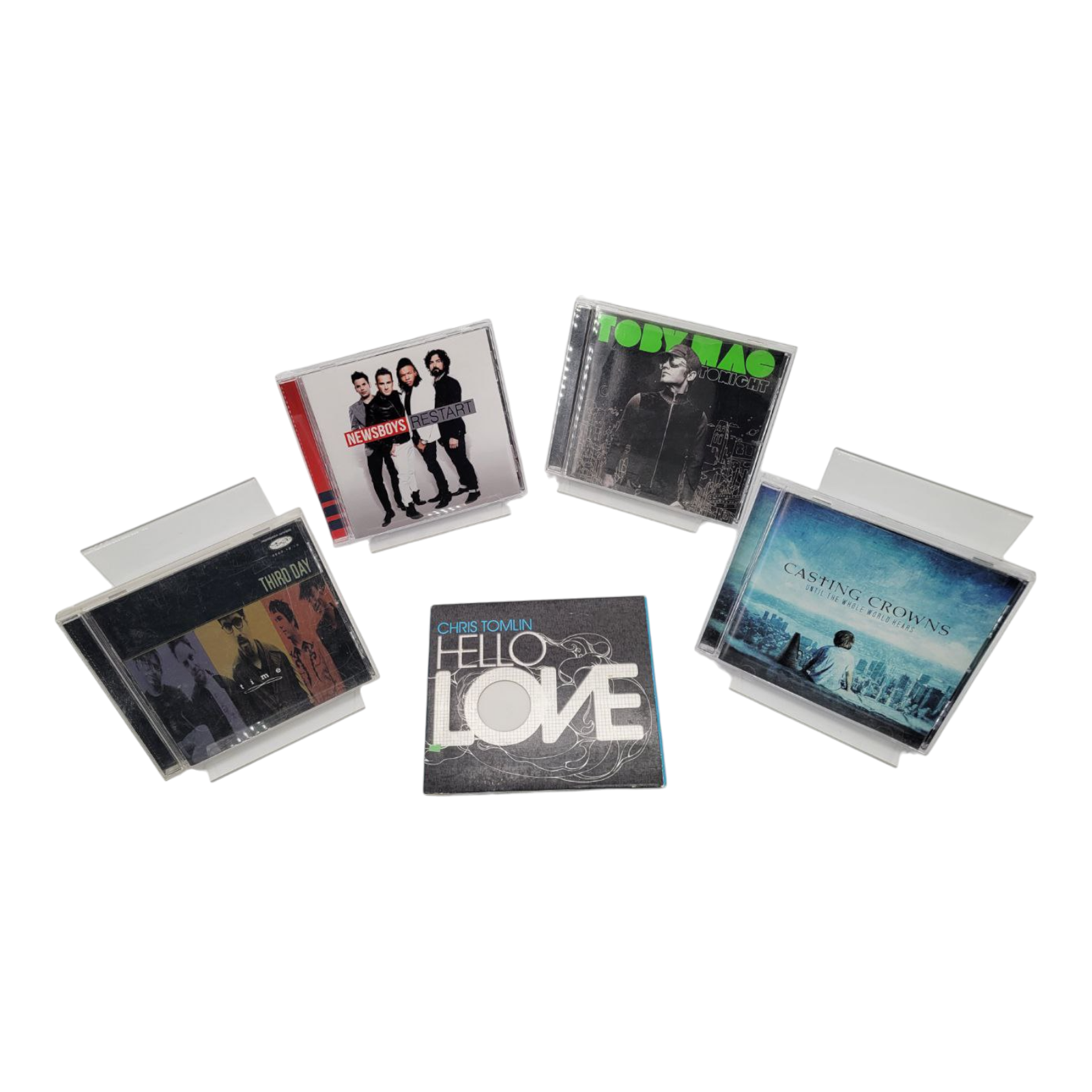 TobyMac Chris Tomlin Casting Crowns NewsBoys Third Day 5 CD Bundle