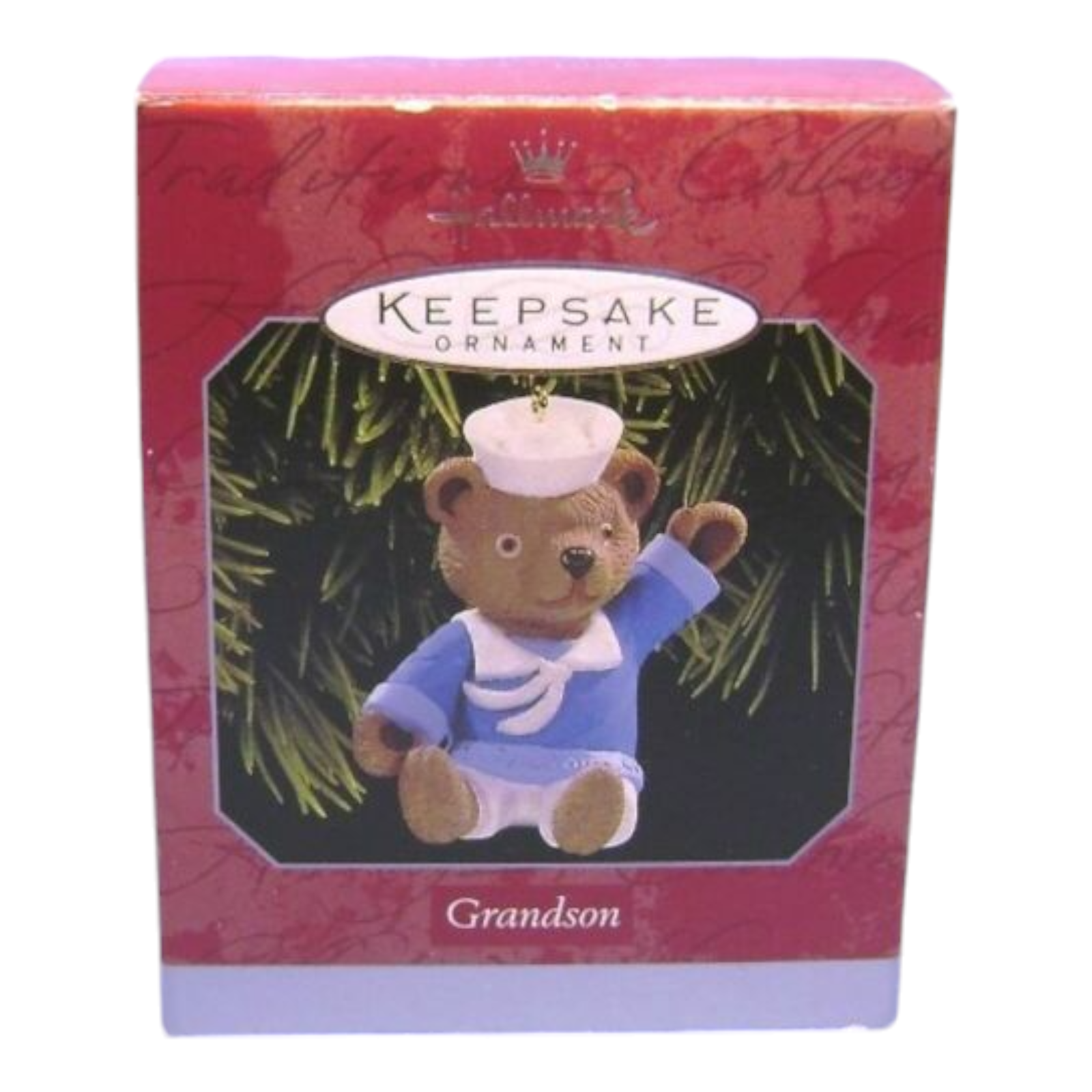 1998 Grandson Hallmark Retired Keepsake Ornament Vtg