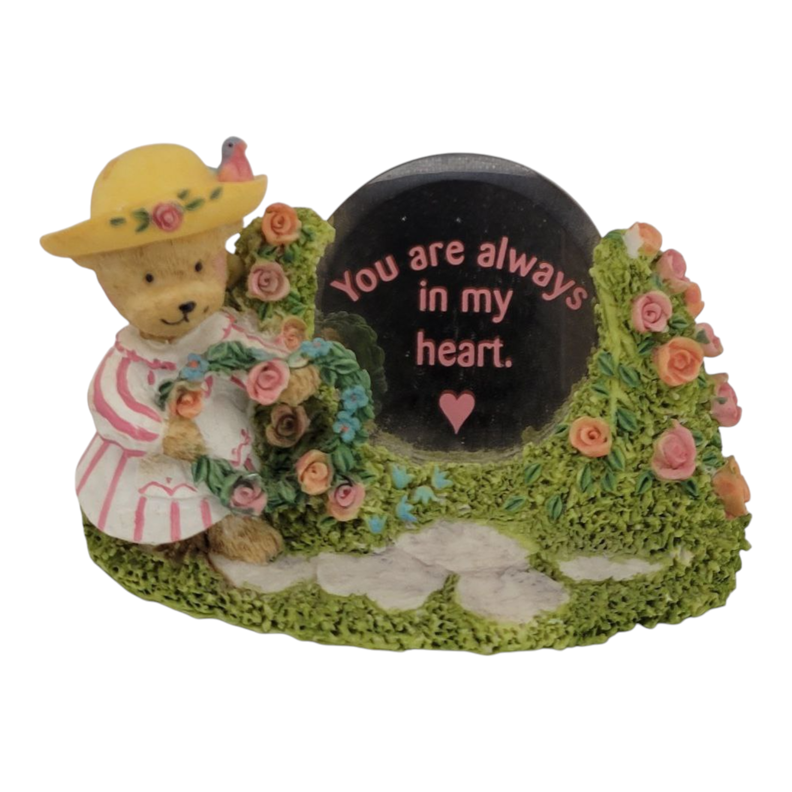 Cheerful Reflections Mirror You Are Always In My Heart Teddy Bear Figurine