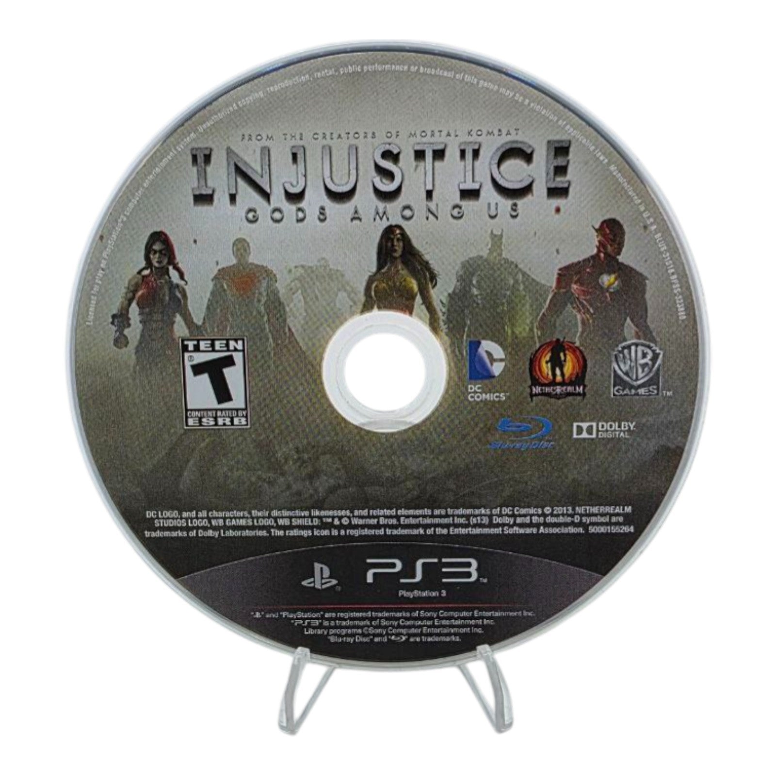 Injustice Gods Among Us PS3 Complete with Manual Tested 2013