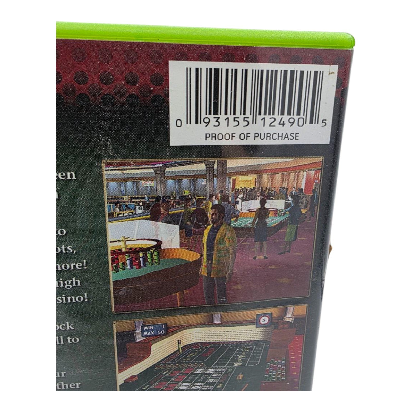 High Rollers Casino Microsoft Xbox 2004 Gambling Video Game Tested No Manual