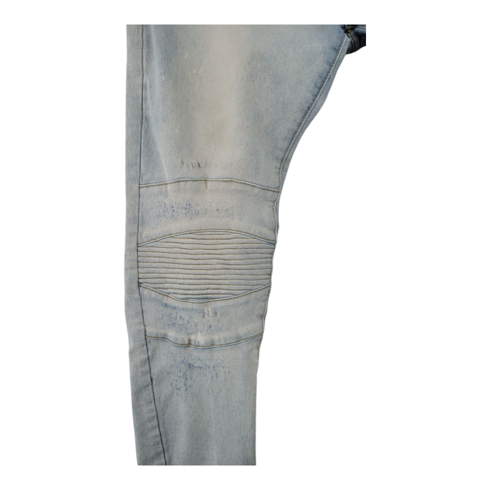 Switch Remarkable Moto Slim Taper Fit Jeans Streetwear Mens 38x32