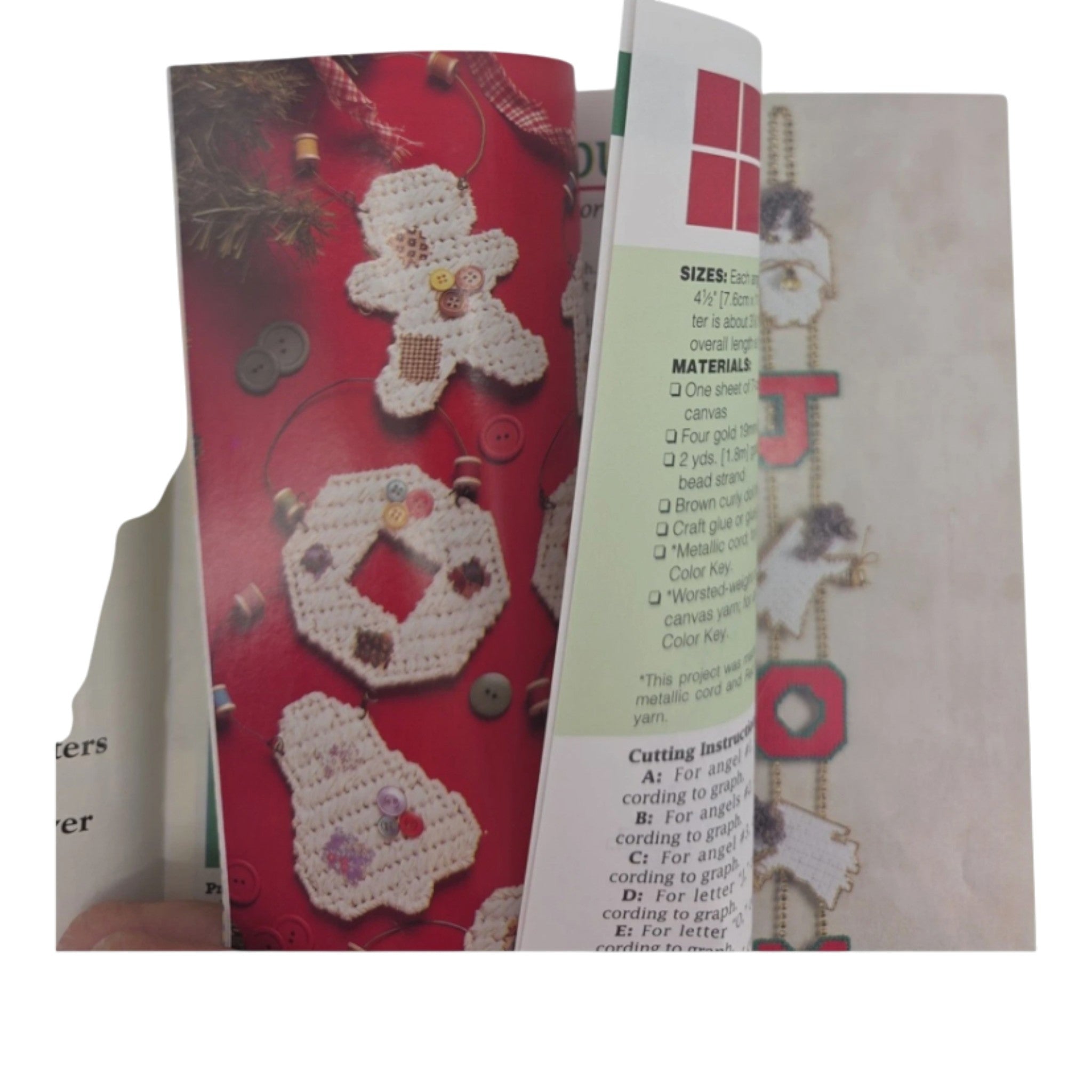 Lot 4 Plastic Canvas Craft Magazine Halloween Christmas patterns and instruction