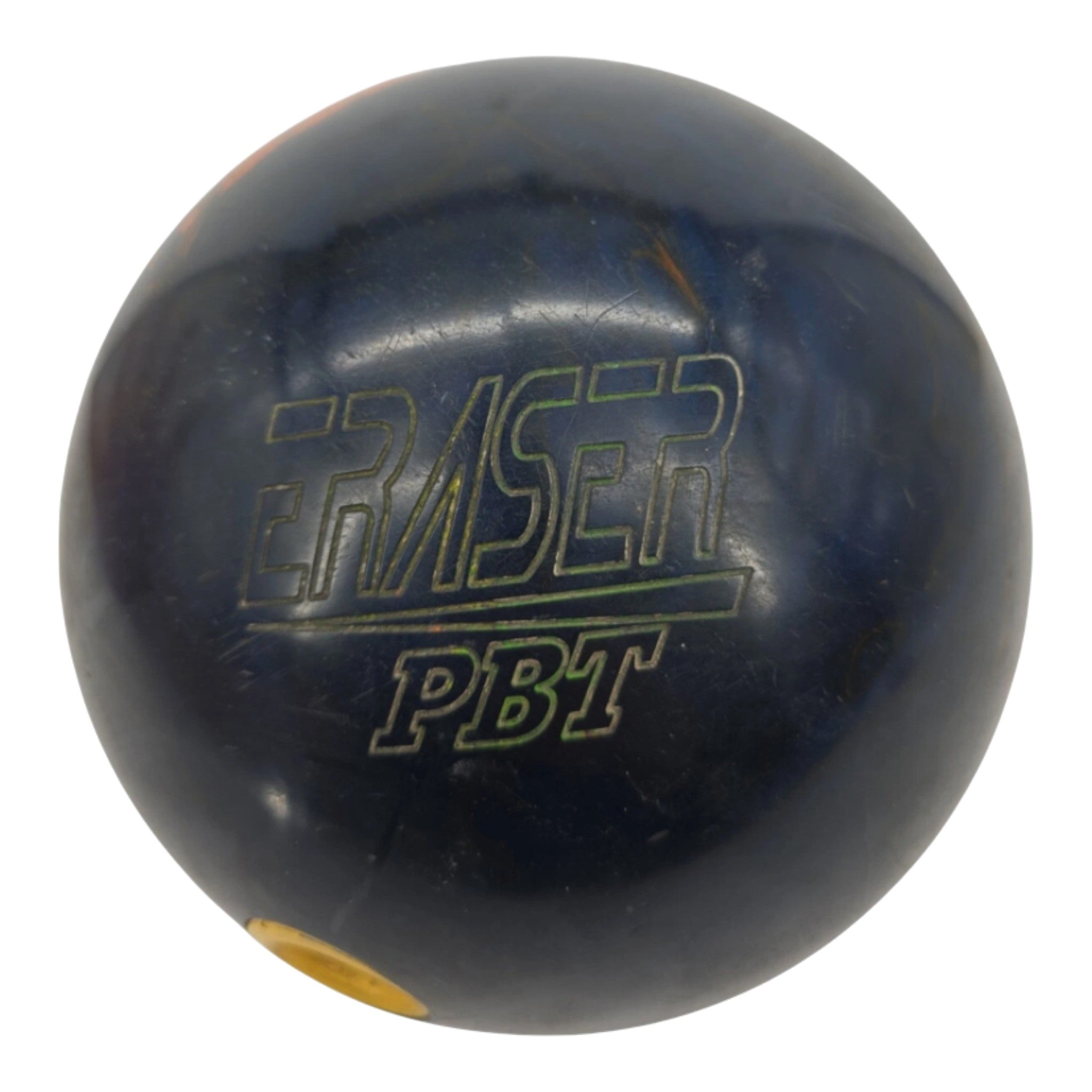 Storm Eraser PBT Power Ball Technology Bowling Ball Blue Orange Swirl Made in US