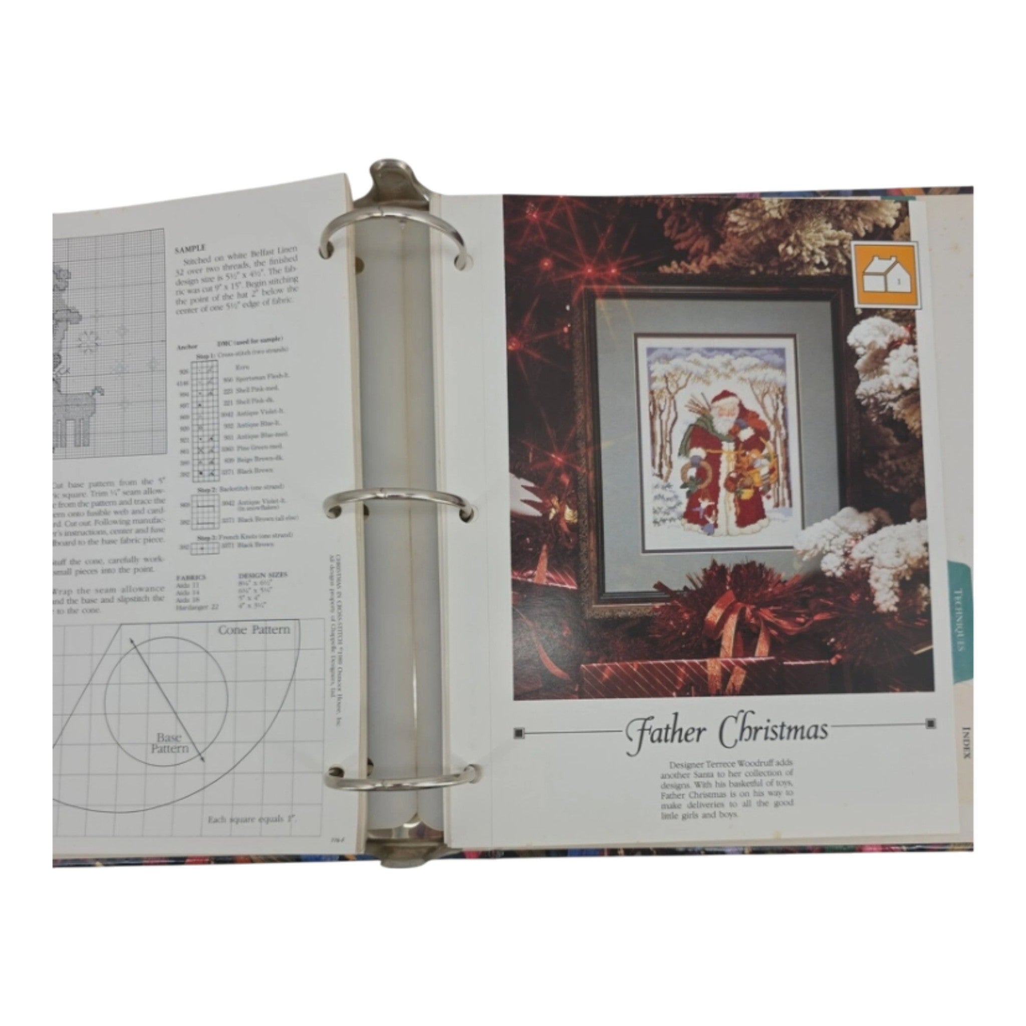 The Vanessa-Ann Collection Christmas in Cross-Stitch Binder by Oxmoor House
