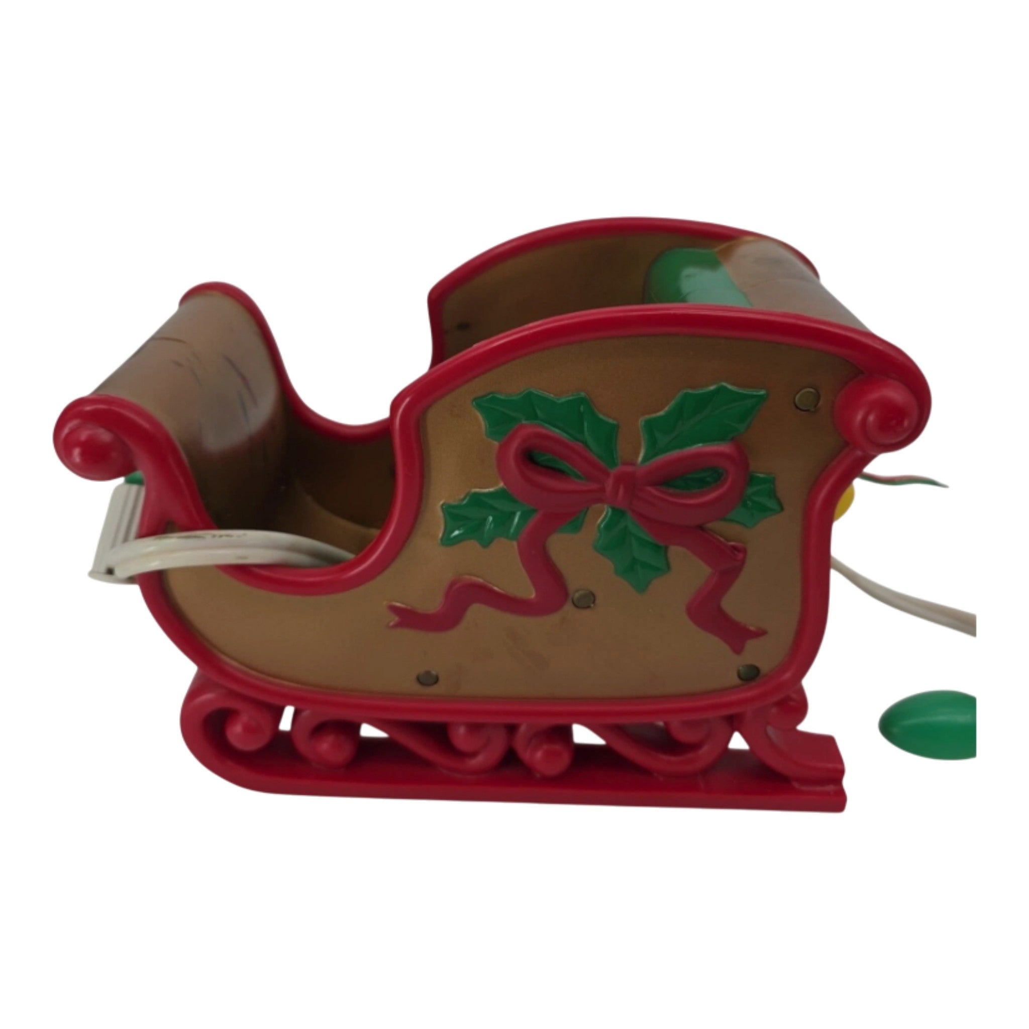 Mr. Christmas Stepping Santa Animated Climbing Ladder with Sleigh & Lights Music