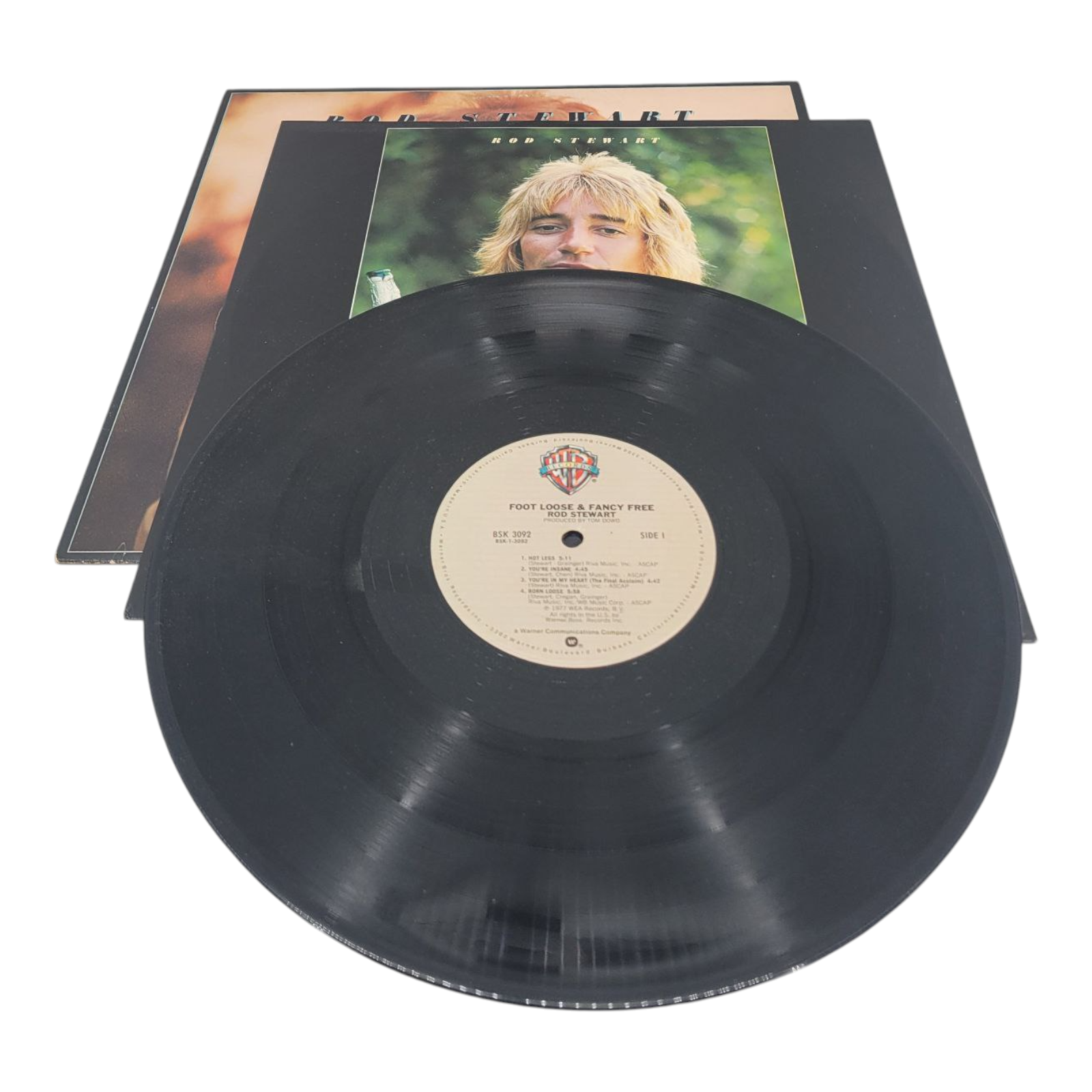 Rod Stewart Foot Loose & Fancy Free Vinyl LP BSK 3092 Columbia House 1977