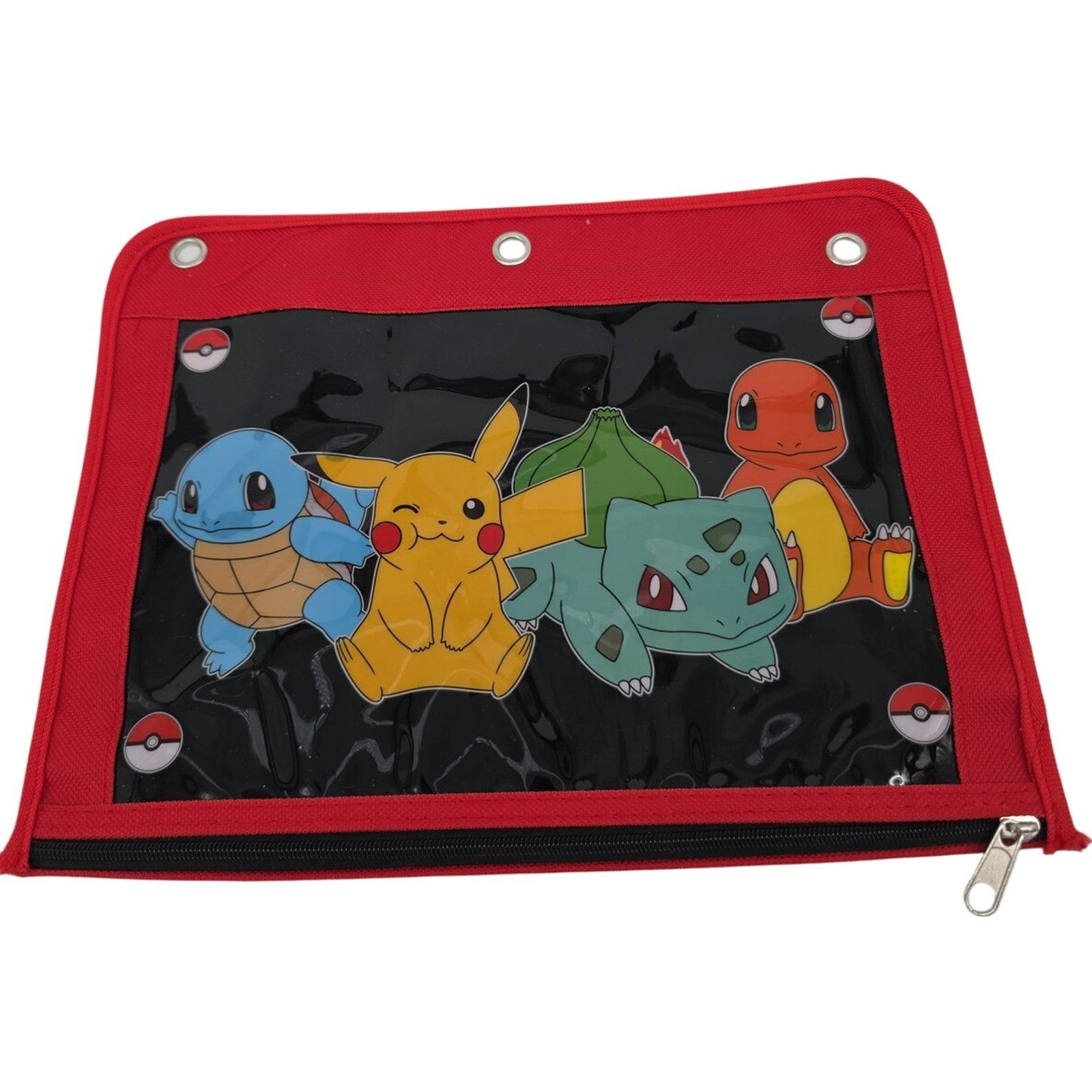 Official Pokemon three ring binder pencil holder