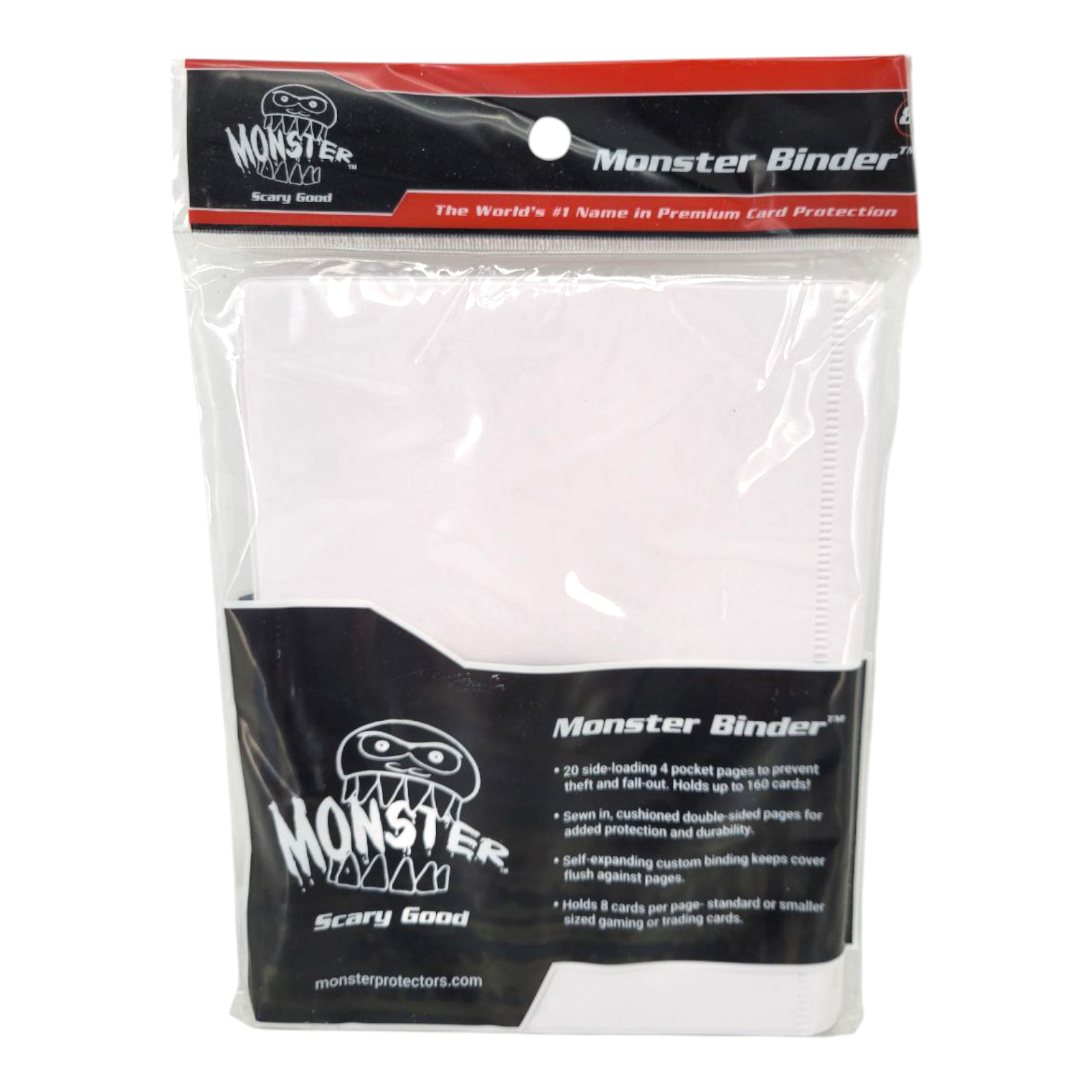 Monster Protectors Monster Binder Matte White 4 Pocket Trading Card Al Monster Protectors Monster Binder Matte White 4 Pocket Trading Card Al