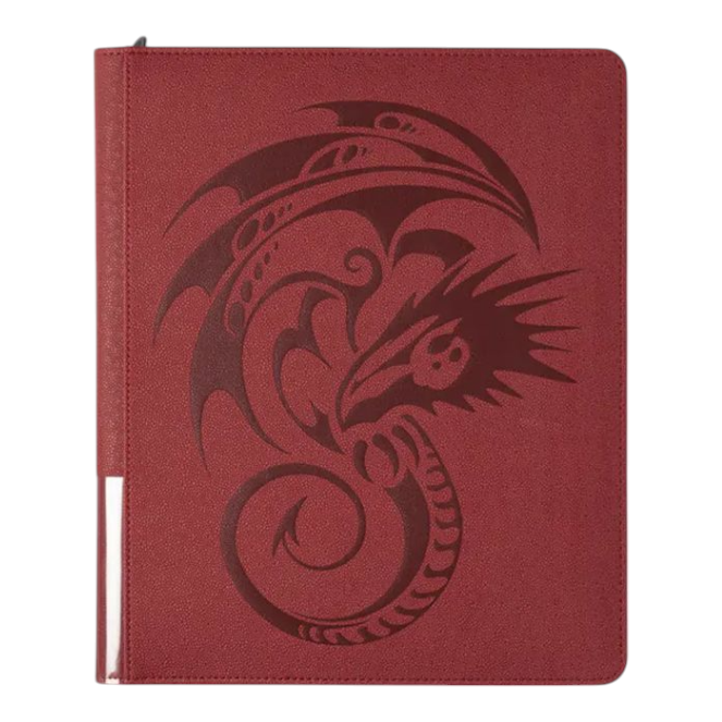 Dragon Shield Zipster Card Codex Binder Blood Red 360 Card Capacity