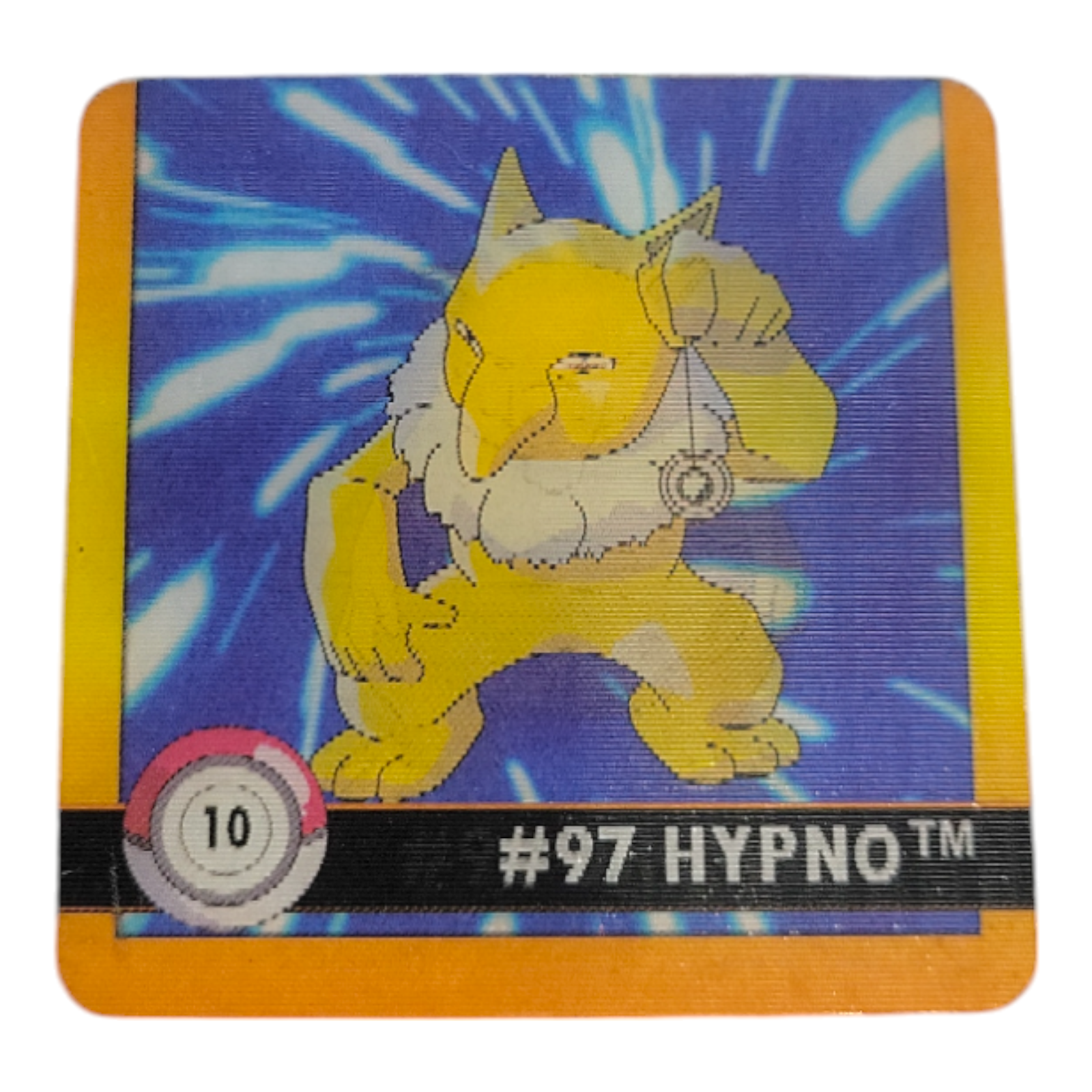 1999 Artbox Pokémon Action Flipz Premier Edition #10 Drowzee Hypno Collectible
