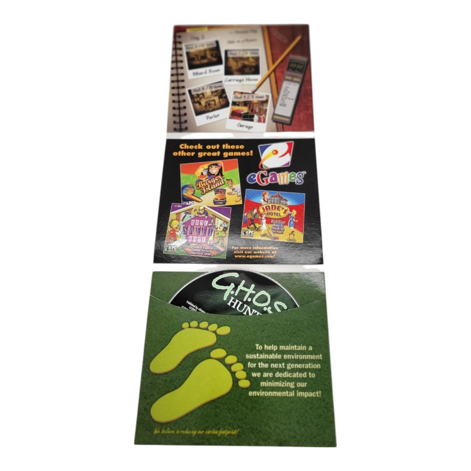 GHOST Hunters The Haunting of Majesty Manor PC Game 2007 - Disk Only