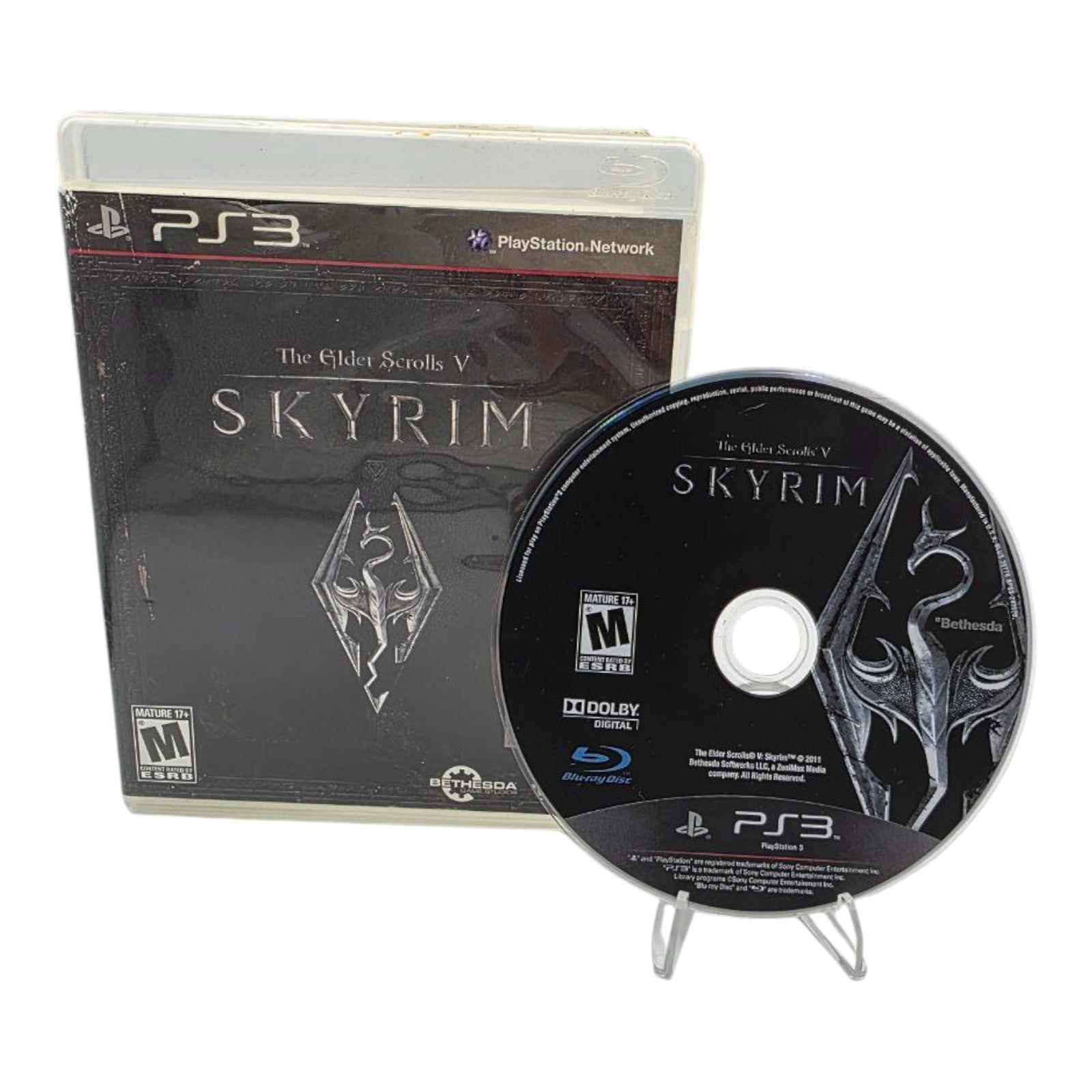The Elder Scrolls V Skyrim PS3 PlayStation 3 Complete Game Tested 2011 No Manual