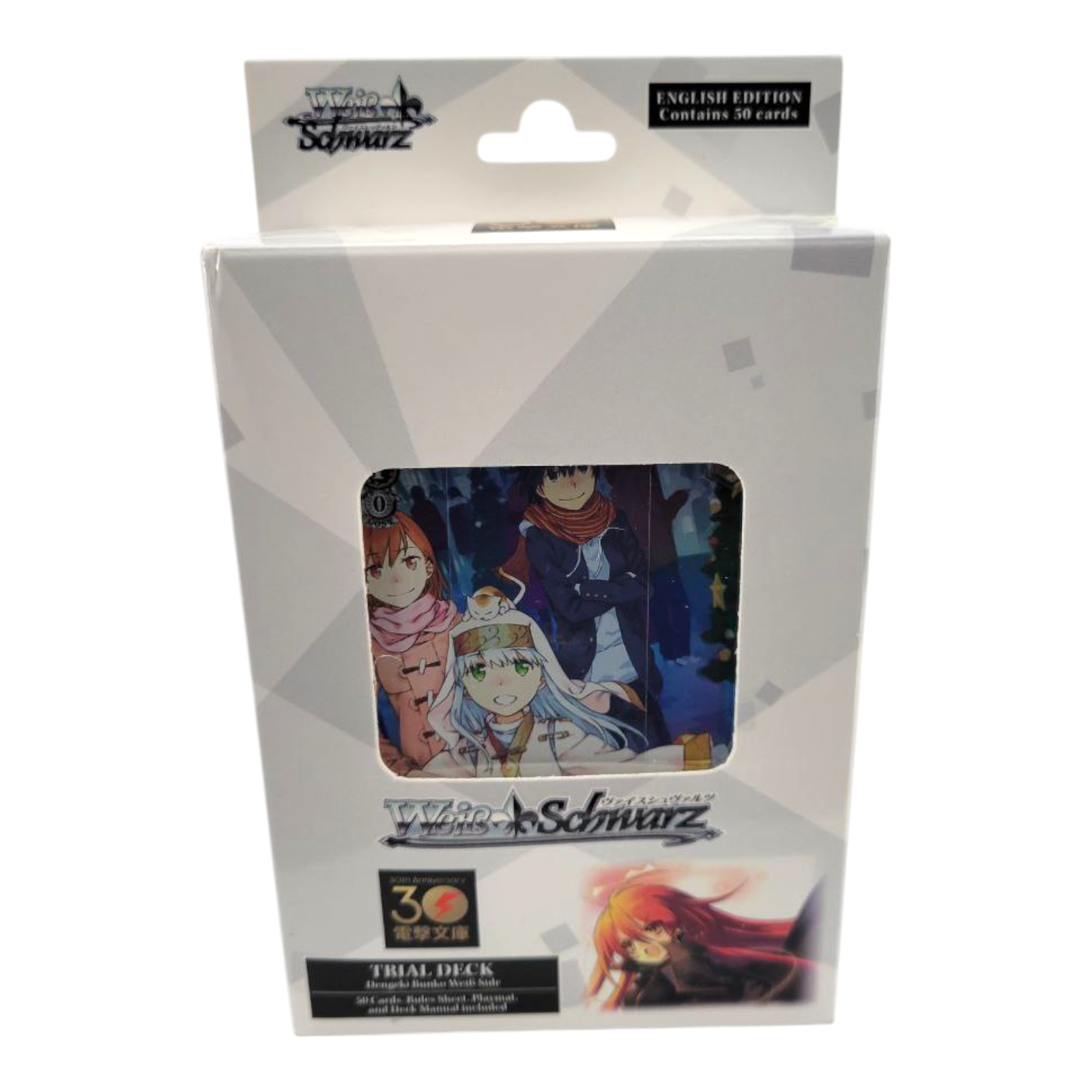 Weiss Schwarz Dengeki Bunko Weiss Side Trial Deck English 50 Cards