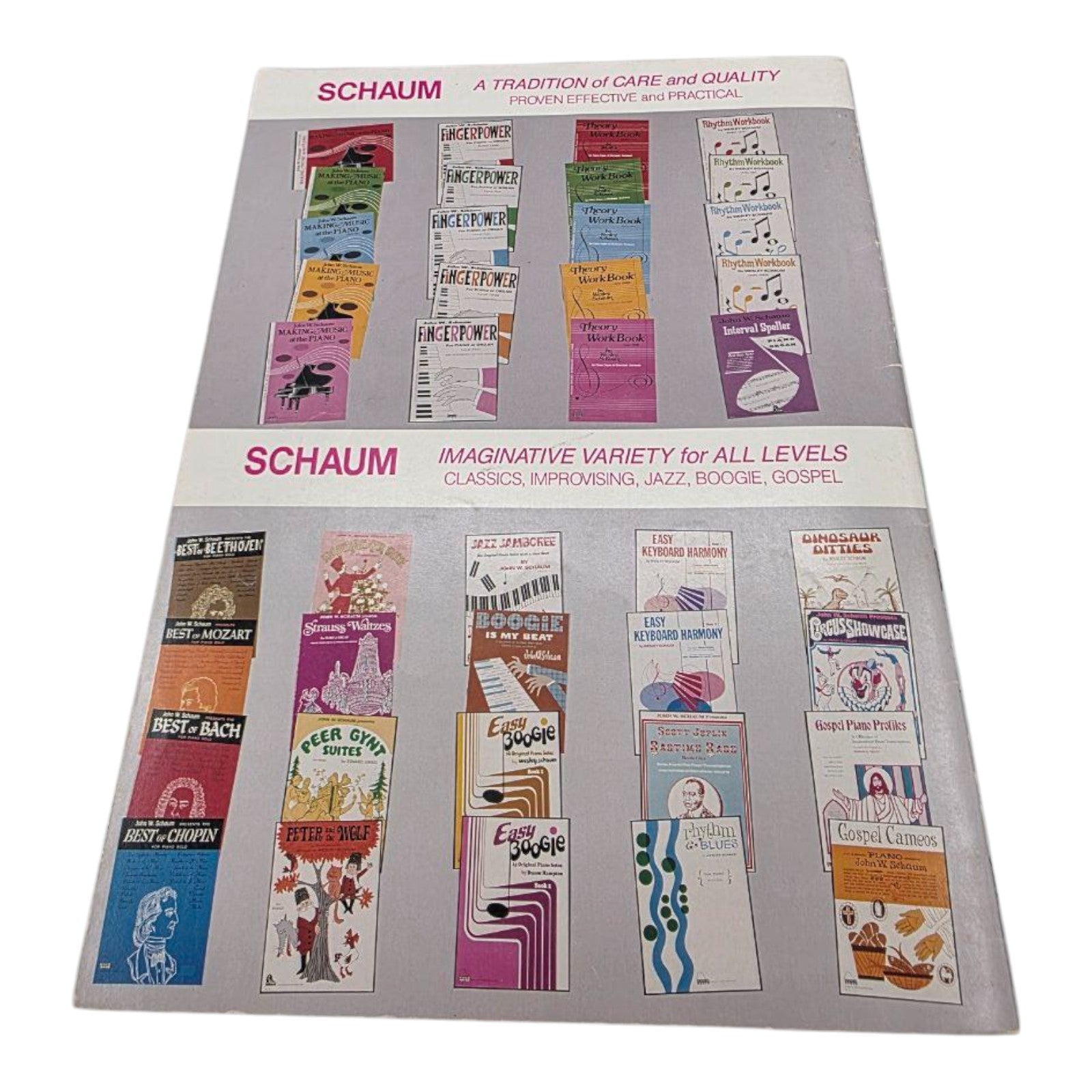 John W Schaum Presents Christmas Solos Level One Sheet Music 1988