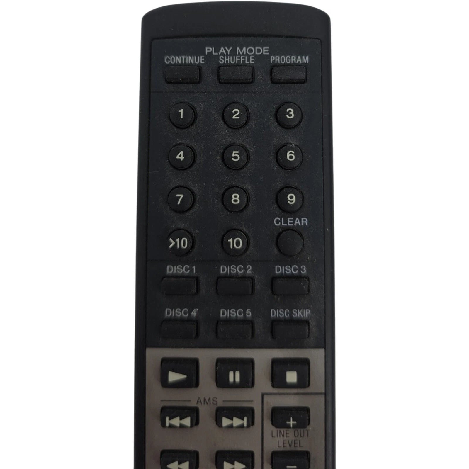 Original Sony RM-DC41 CD Player Audio Replacement Remote Control Black