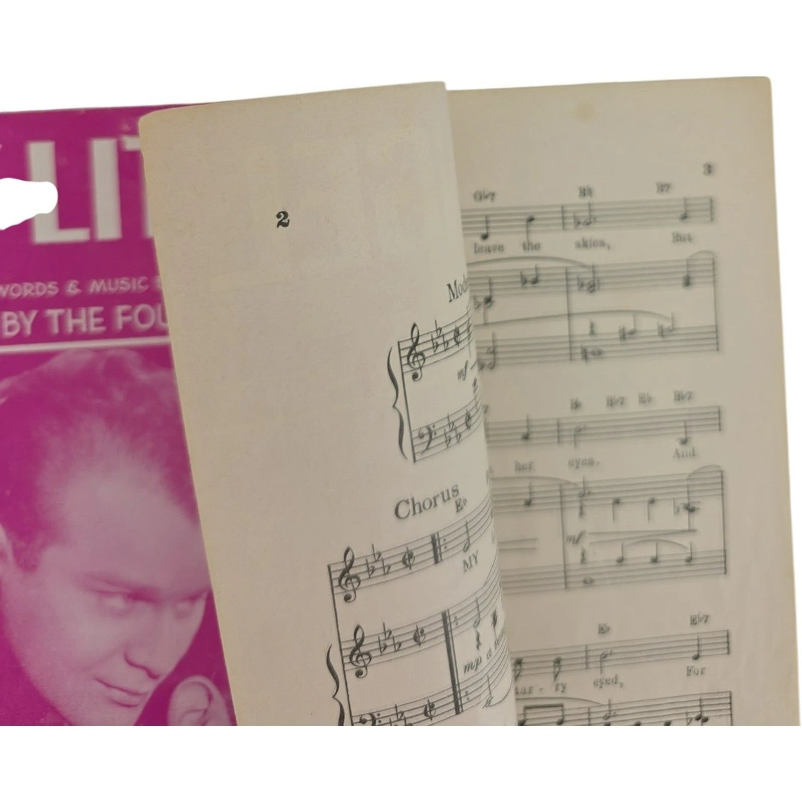 Vintage 1956 Sheet Music My Little Angel by Dazz Jordan & Gordon Charles