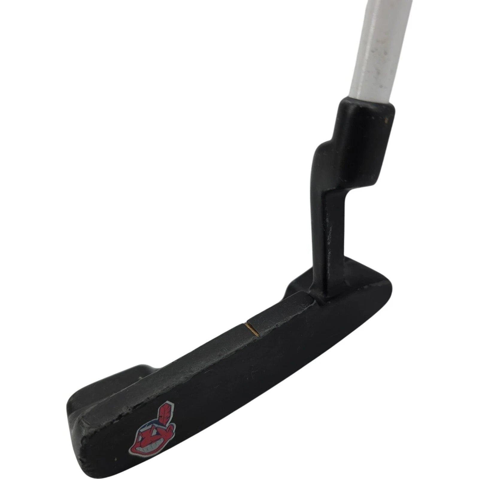 MLB Cleveland Indians Branded Putter Golf Club Black And White RH Mens 36"